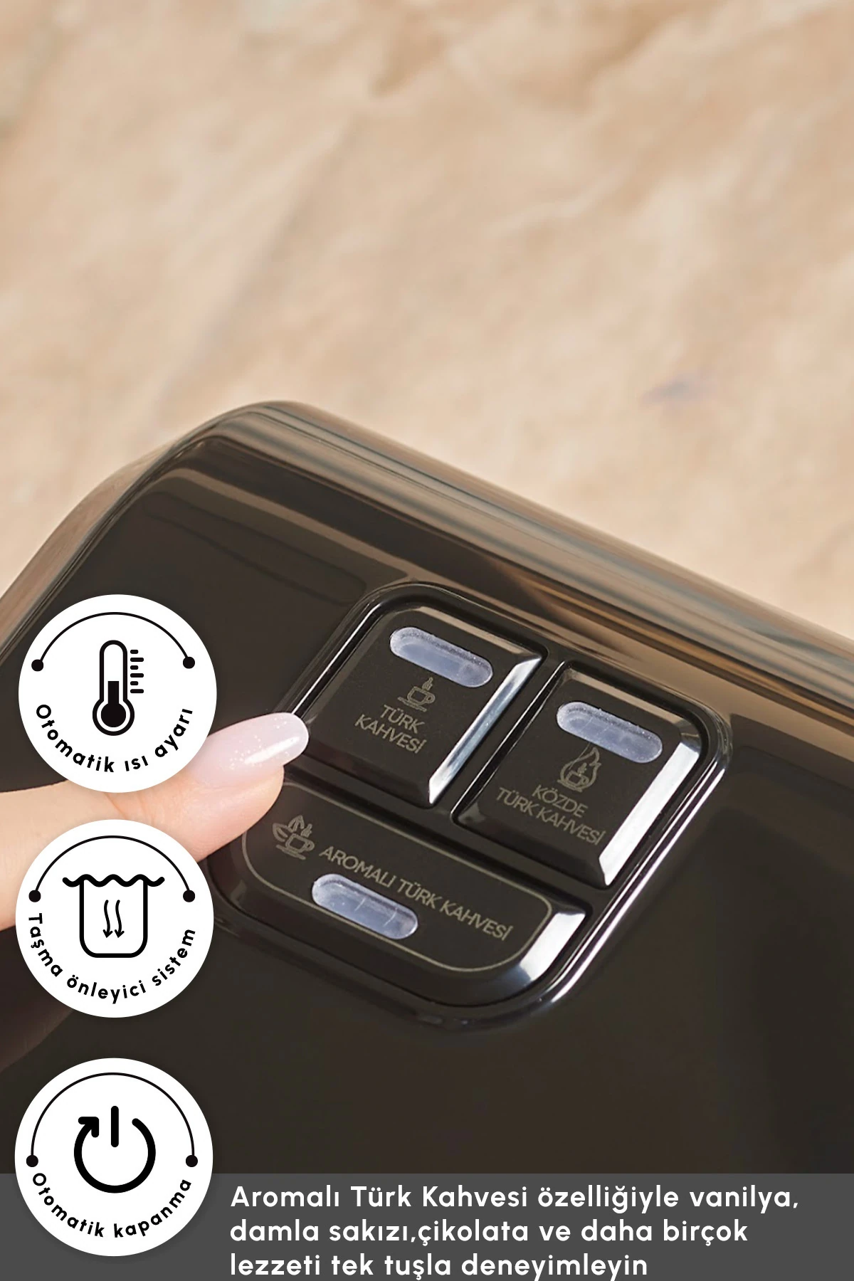 KAHVE MAKINASI HATIR HUP DUET AROMA T.K.M. KREM 8683650194095