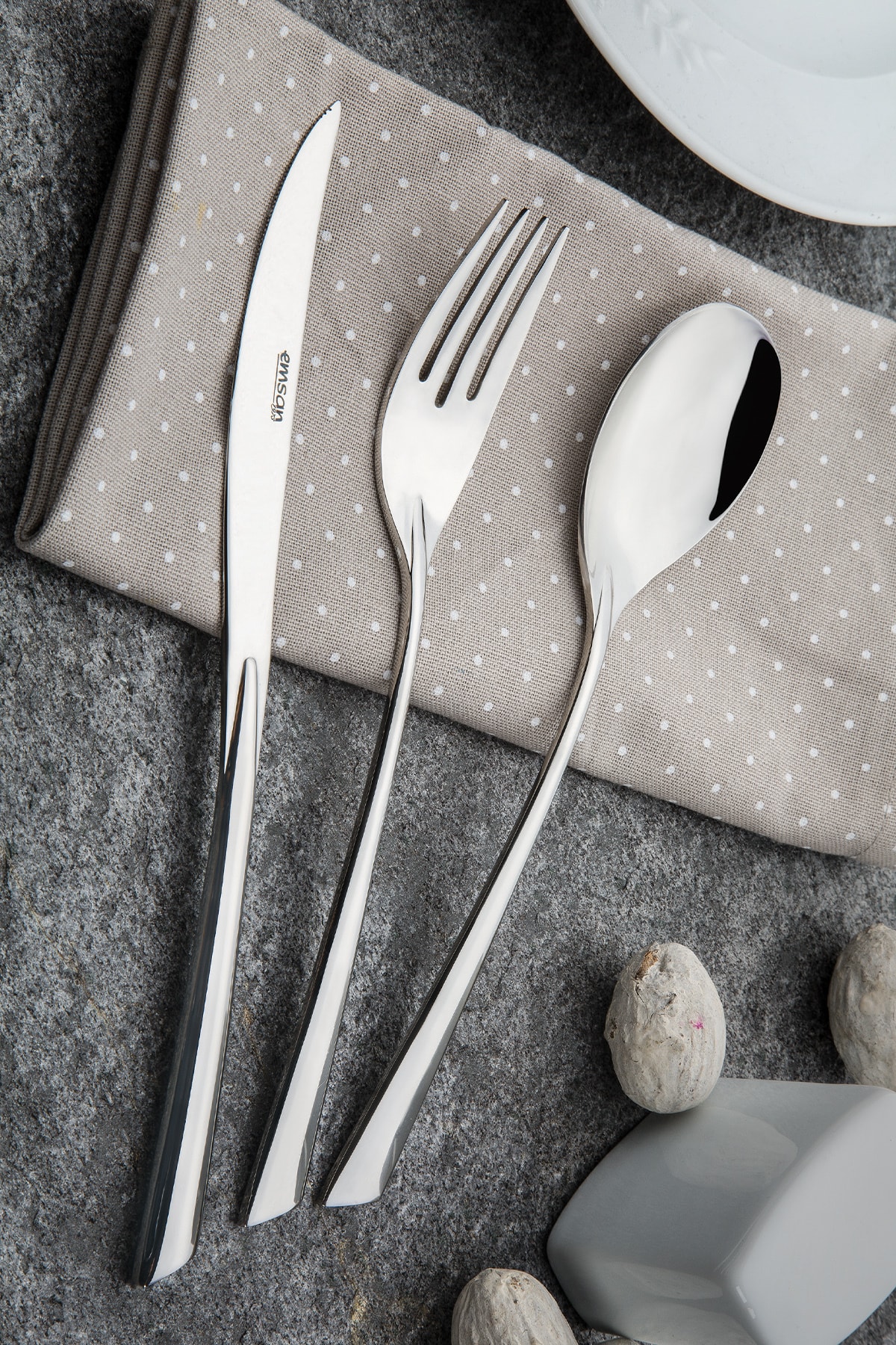 Mirage 84 Parça Çatal Kaşık Bıçak Seti Lüks Kutulu Klasik