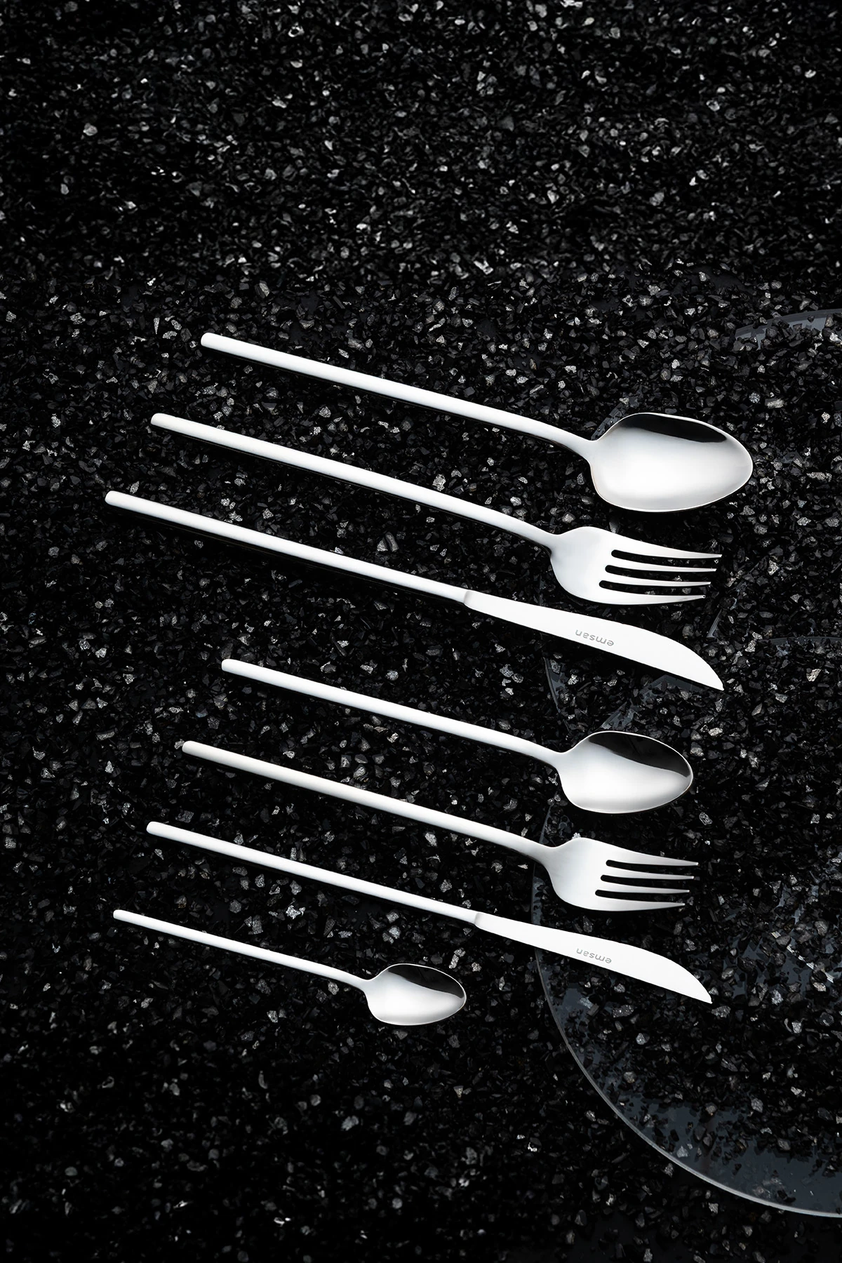 Lora 84 Parça 12 Kişilik Kutulu Çatal Kaşık Bıçak Takımı