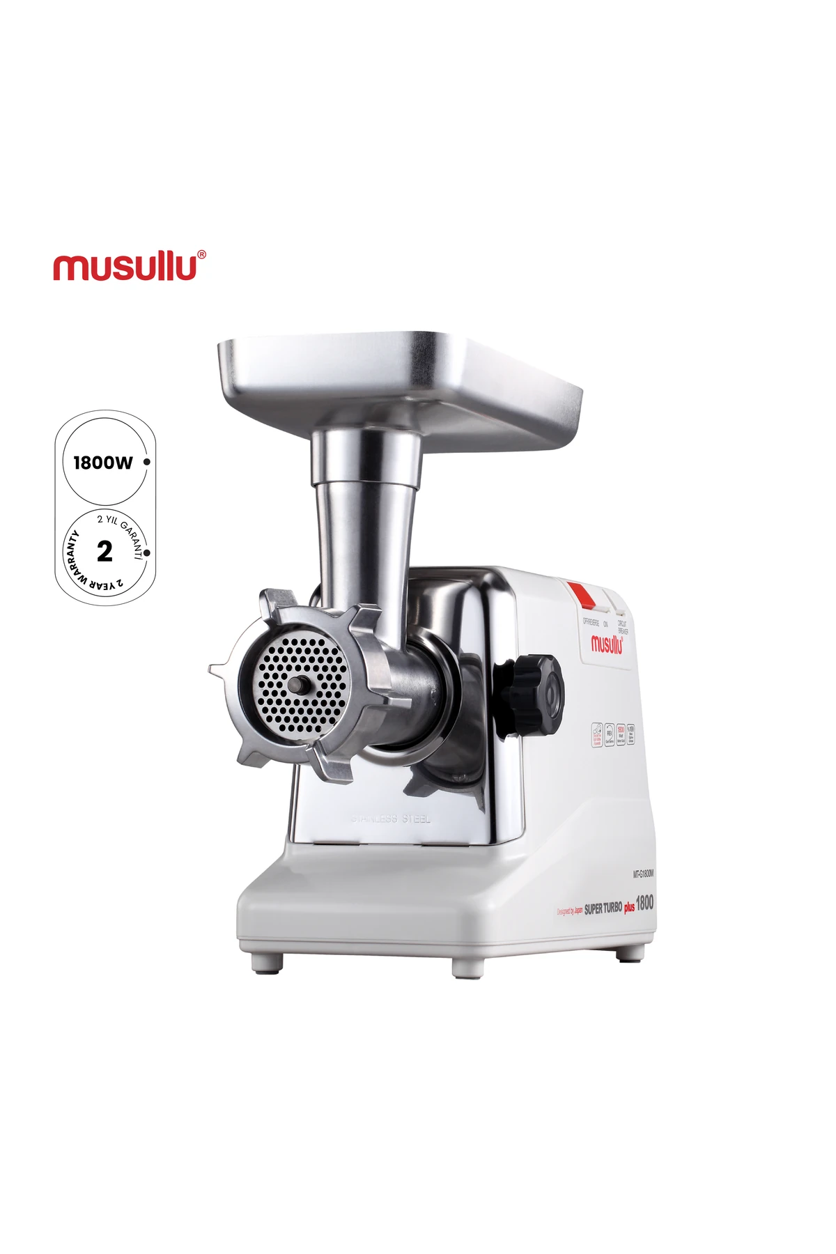 Et Kıyma Makinesi Ince Süzgeç 1800w