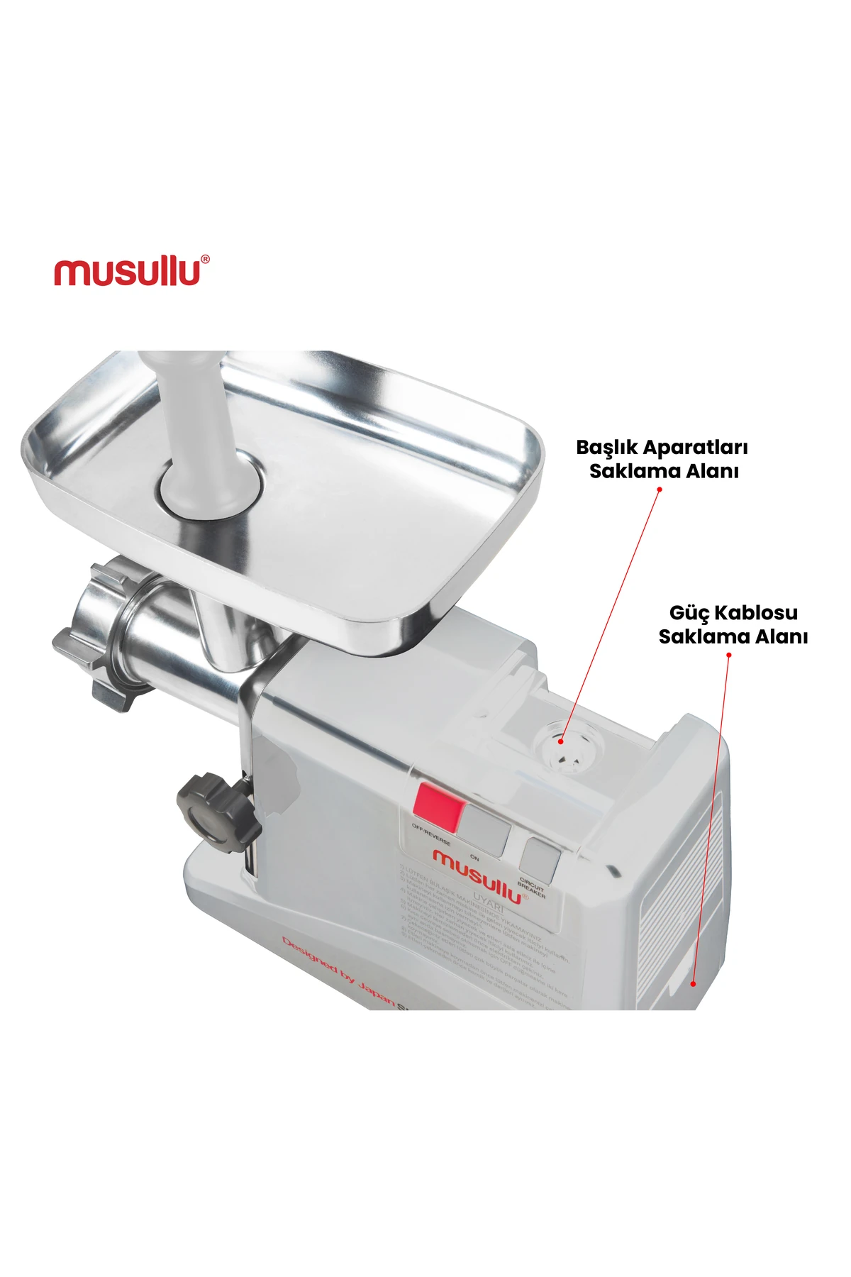 Et Kıyma Makinesi Ince Süzgeç 1800w