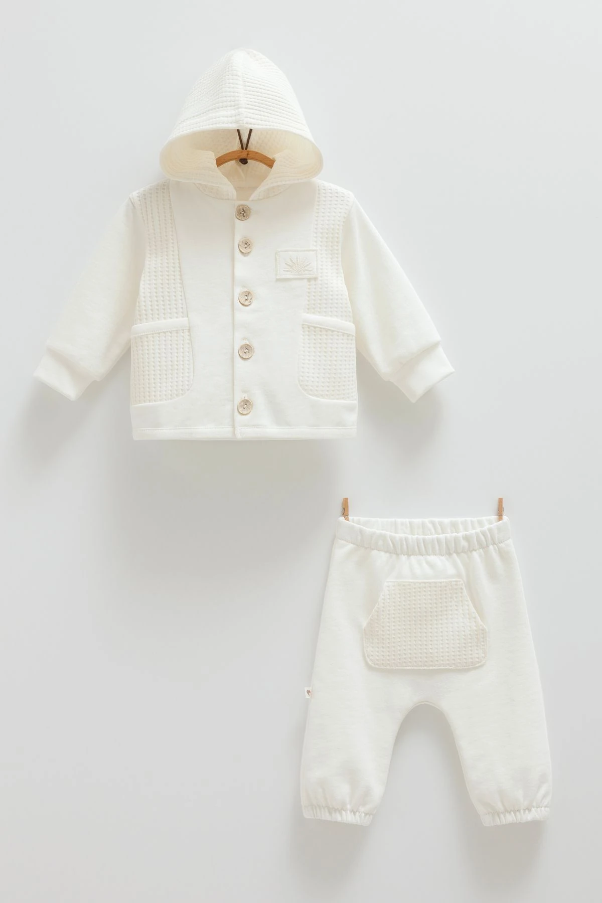 Little Emu Cool Spring Kapüşonlu 2'li Takım