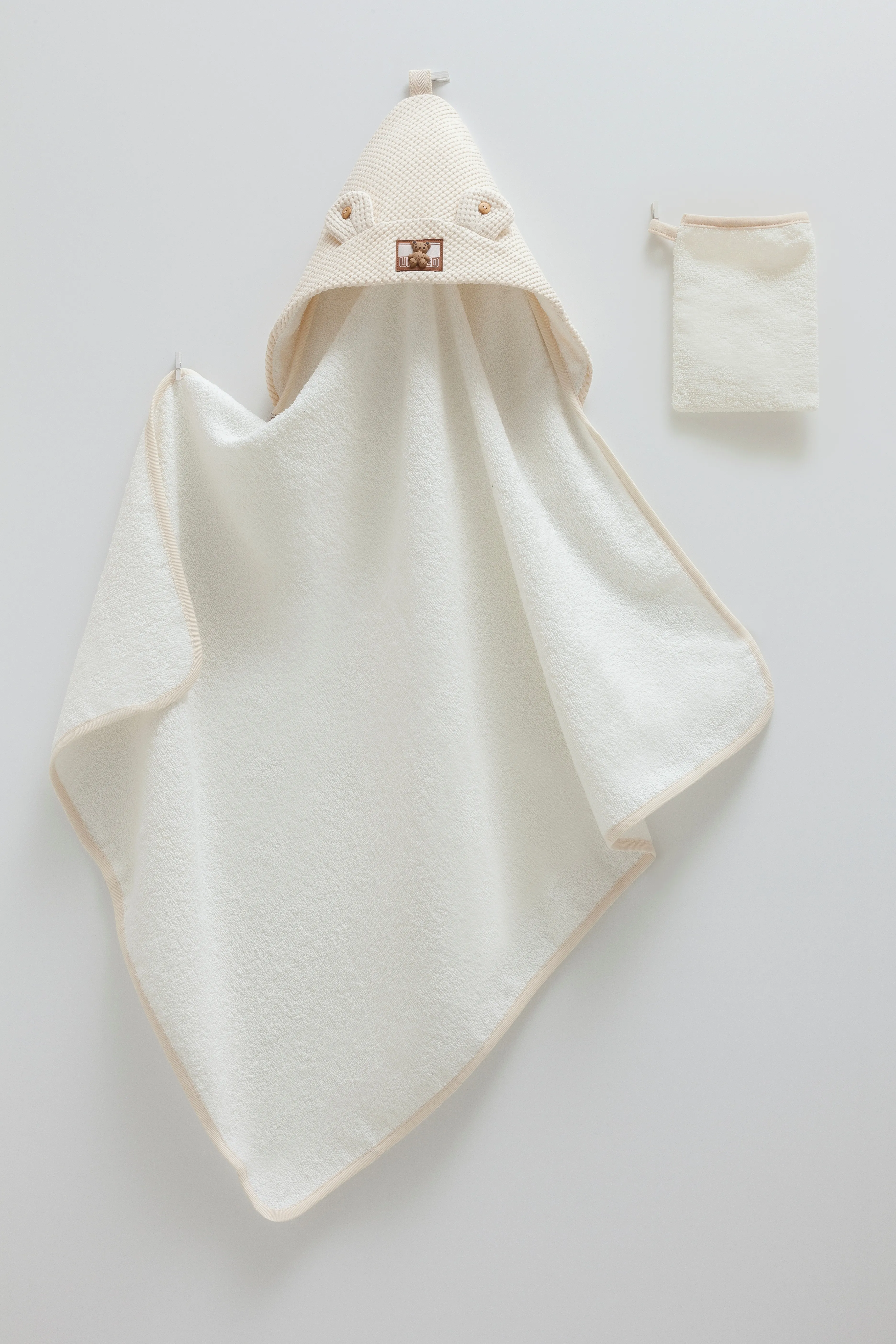 Little Emu Soft Teddy Bebe Havlusu 82x90 cm