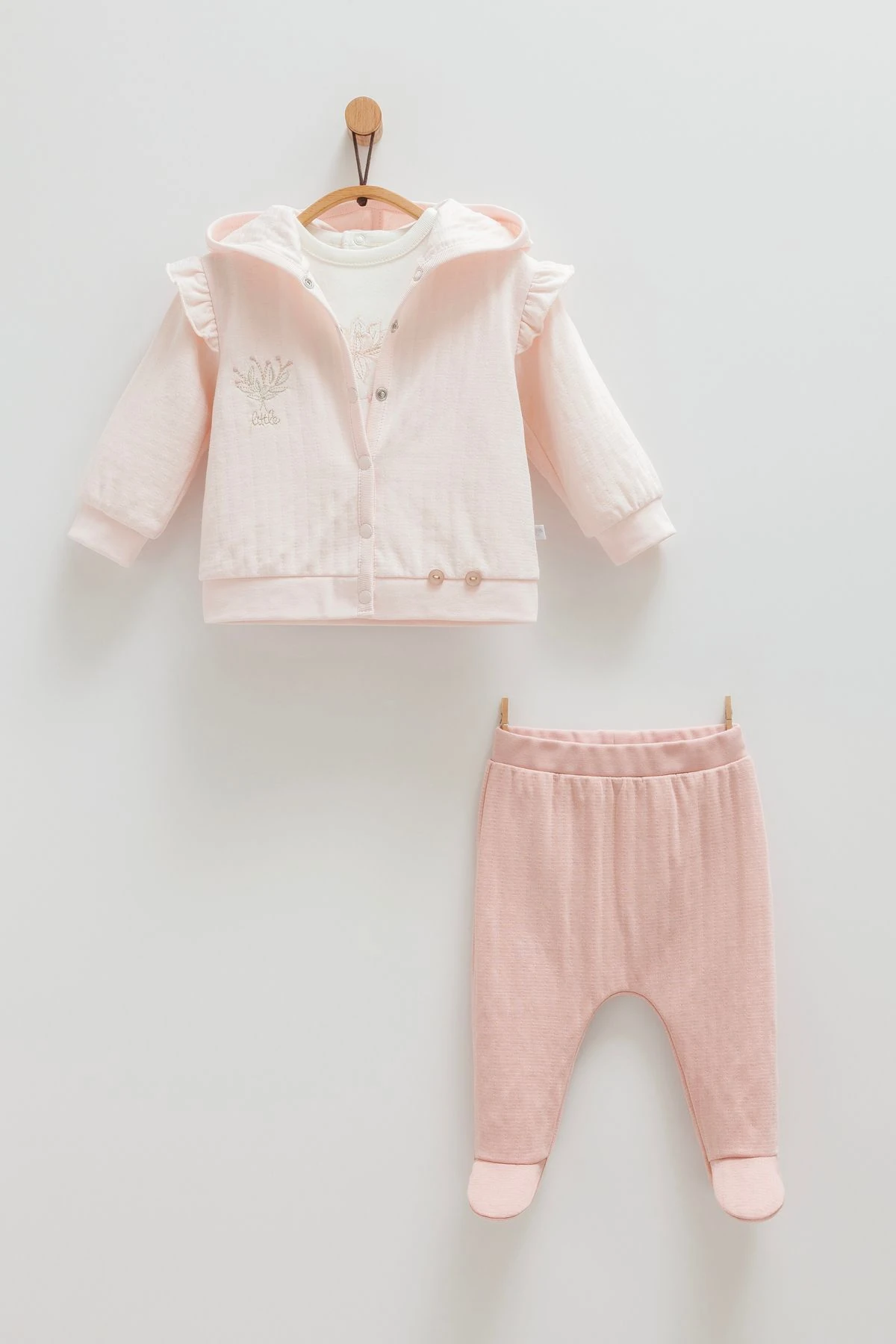 Little Emu Rose Baby 3'lü Takım