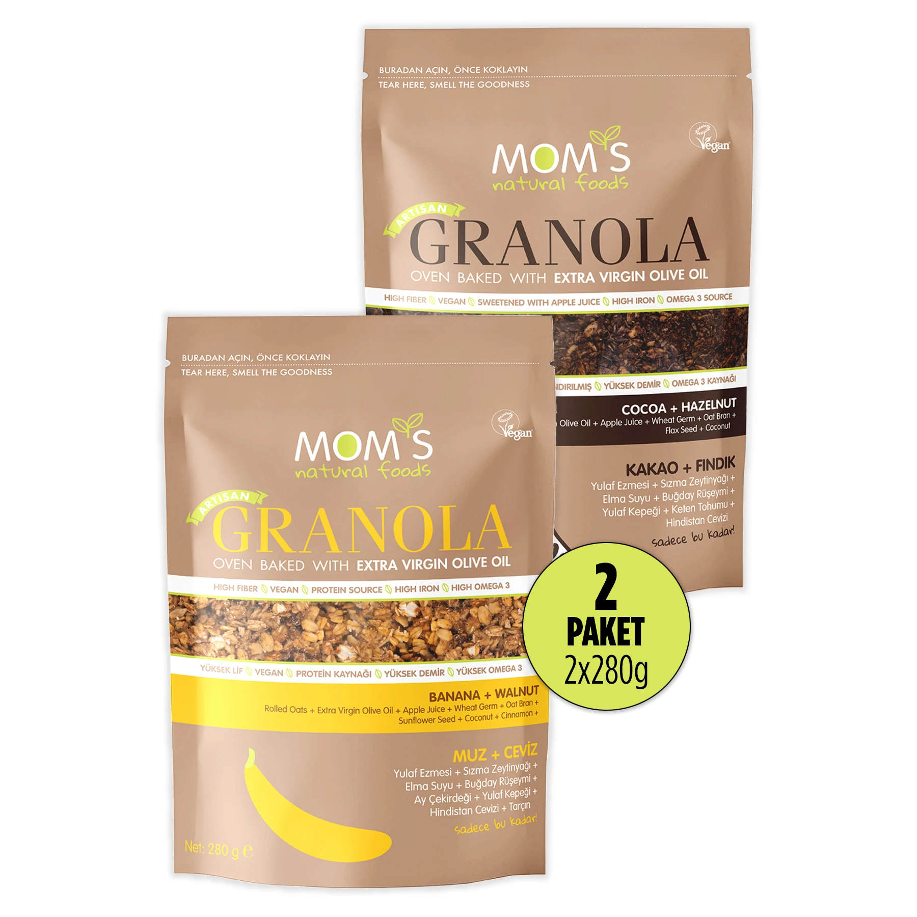 Muz - Ceviz GRANOLA 280g