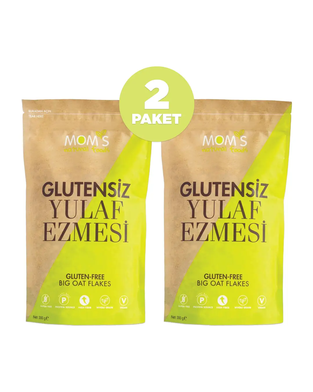 2'li Glutensiz YULAF EZMESİ