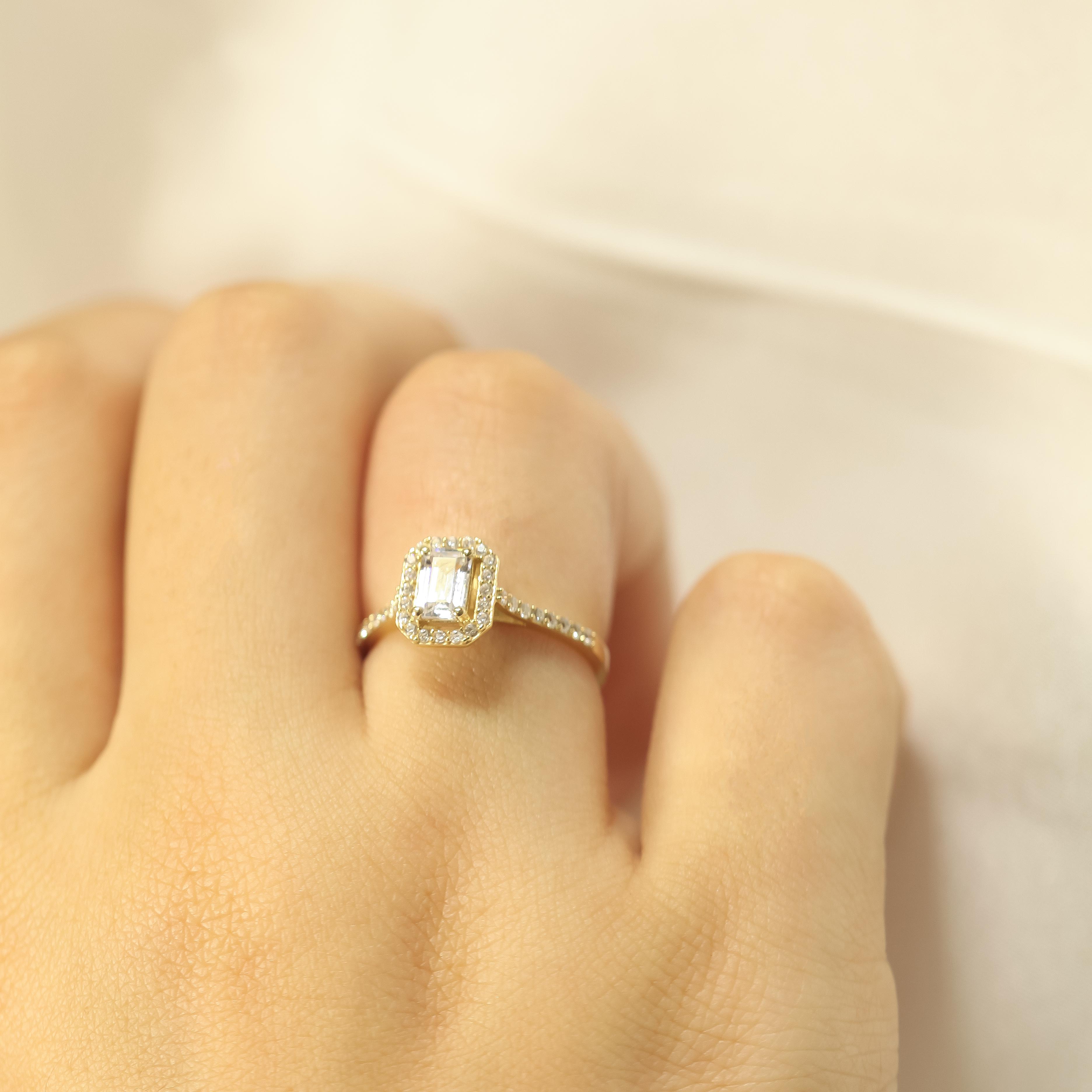 14 Ayar Baget Yüzük