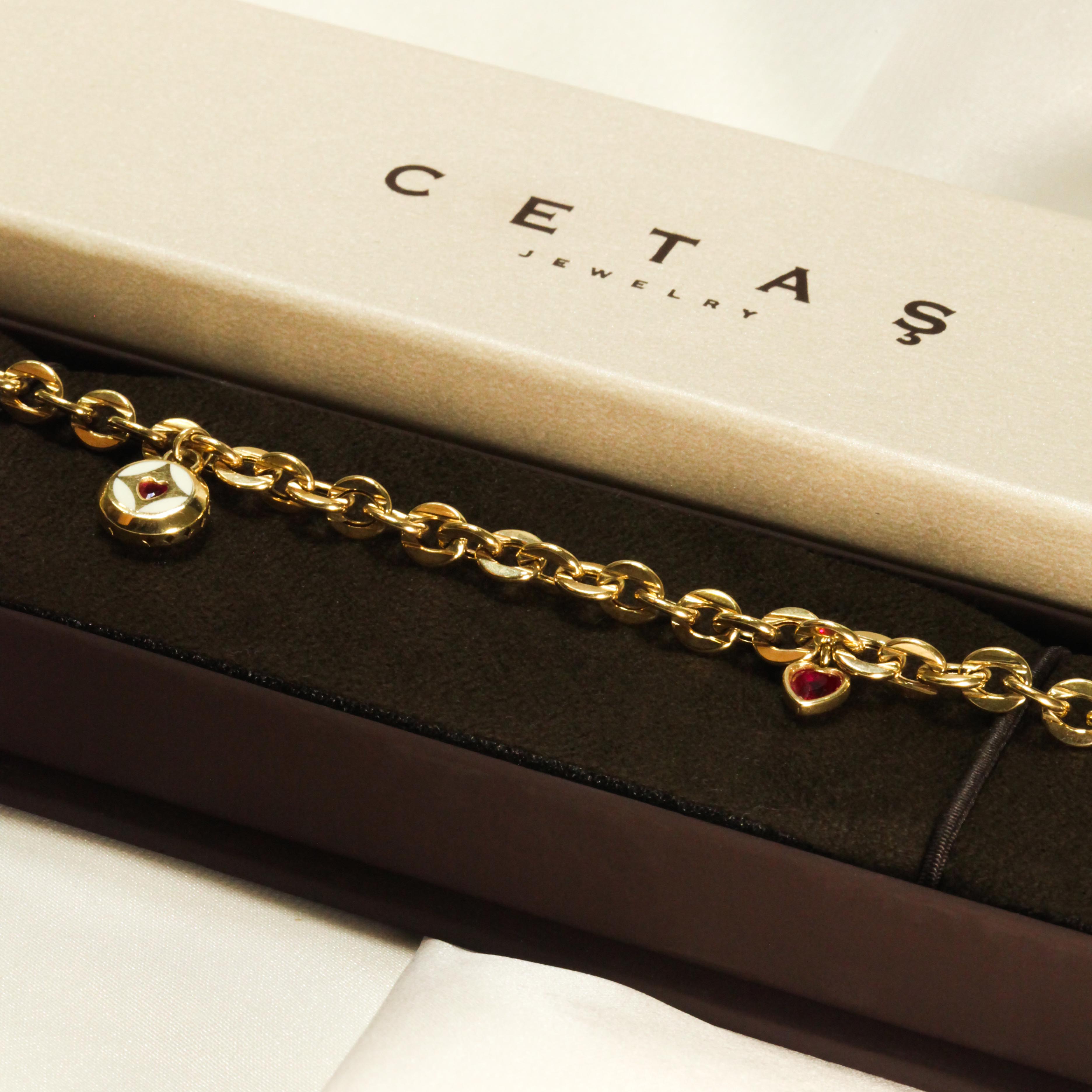 14 Ayar Cetaş Kozmos Koleksiyonu Bileklik