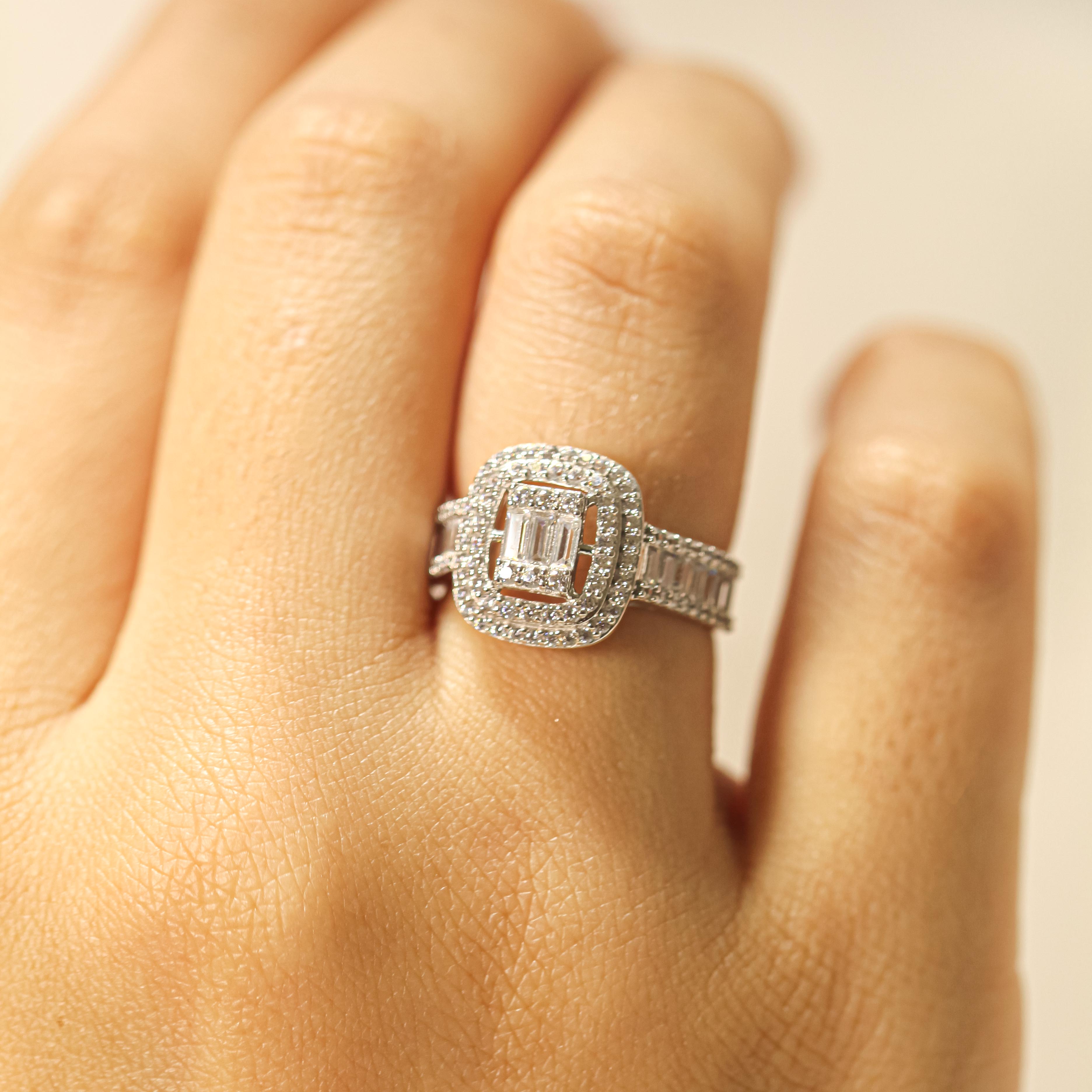 14 Ayar Baget Yüzük