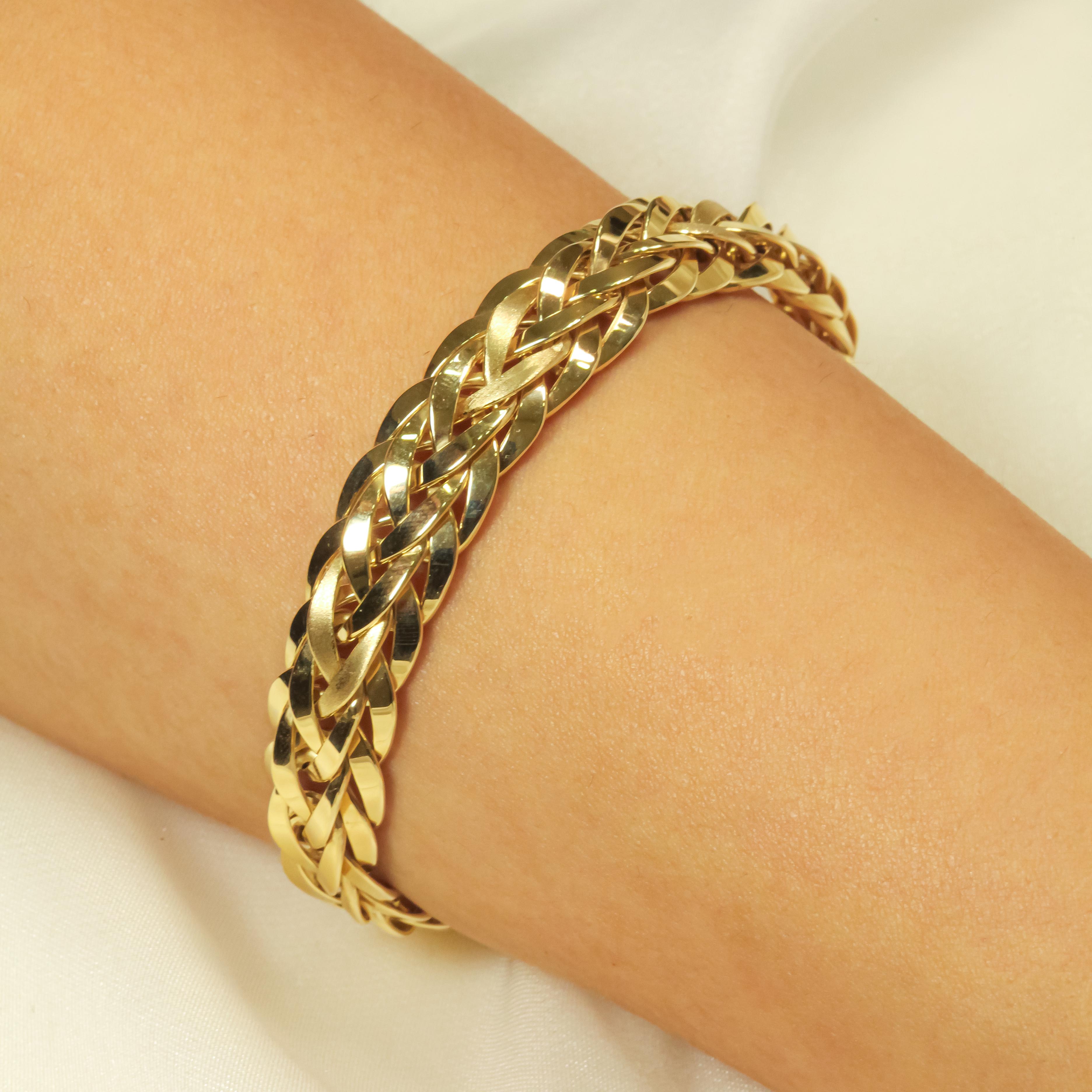 14 Ayar Örgü Bileklik