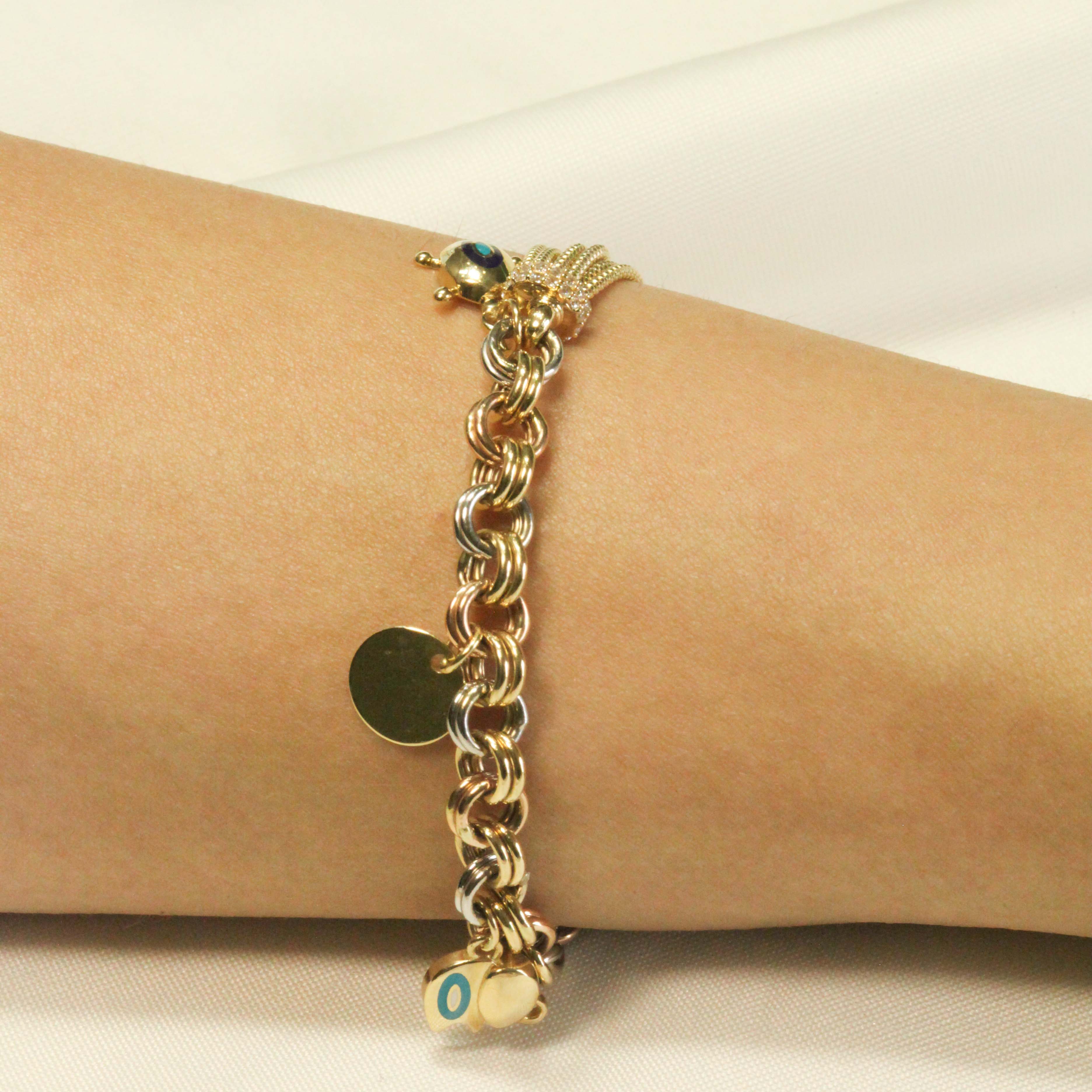 14 AYAR TASARIM DUO CHARMLI BİLEKLİK