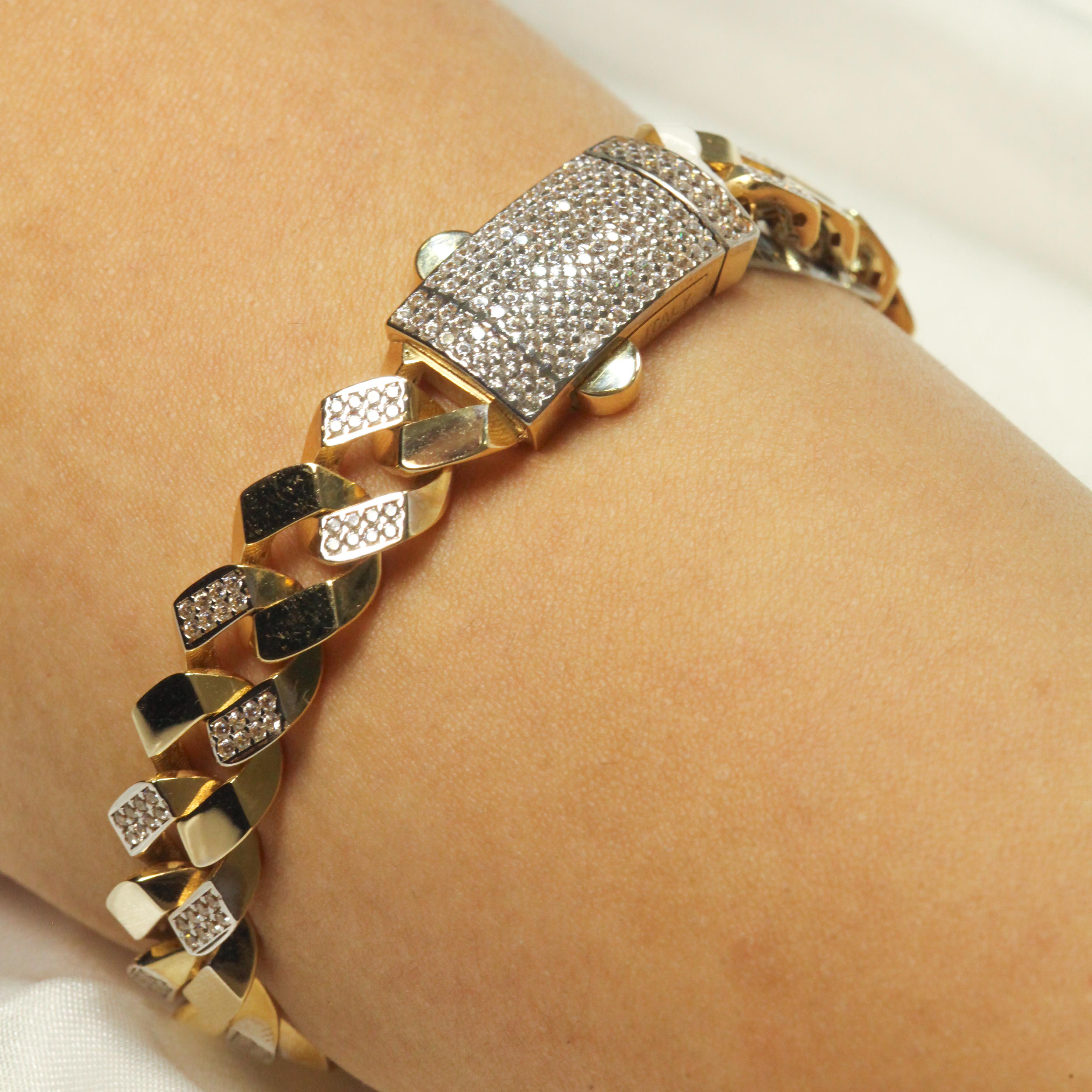 14 Ayar Taşlı Gurmet Bileklik