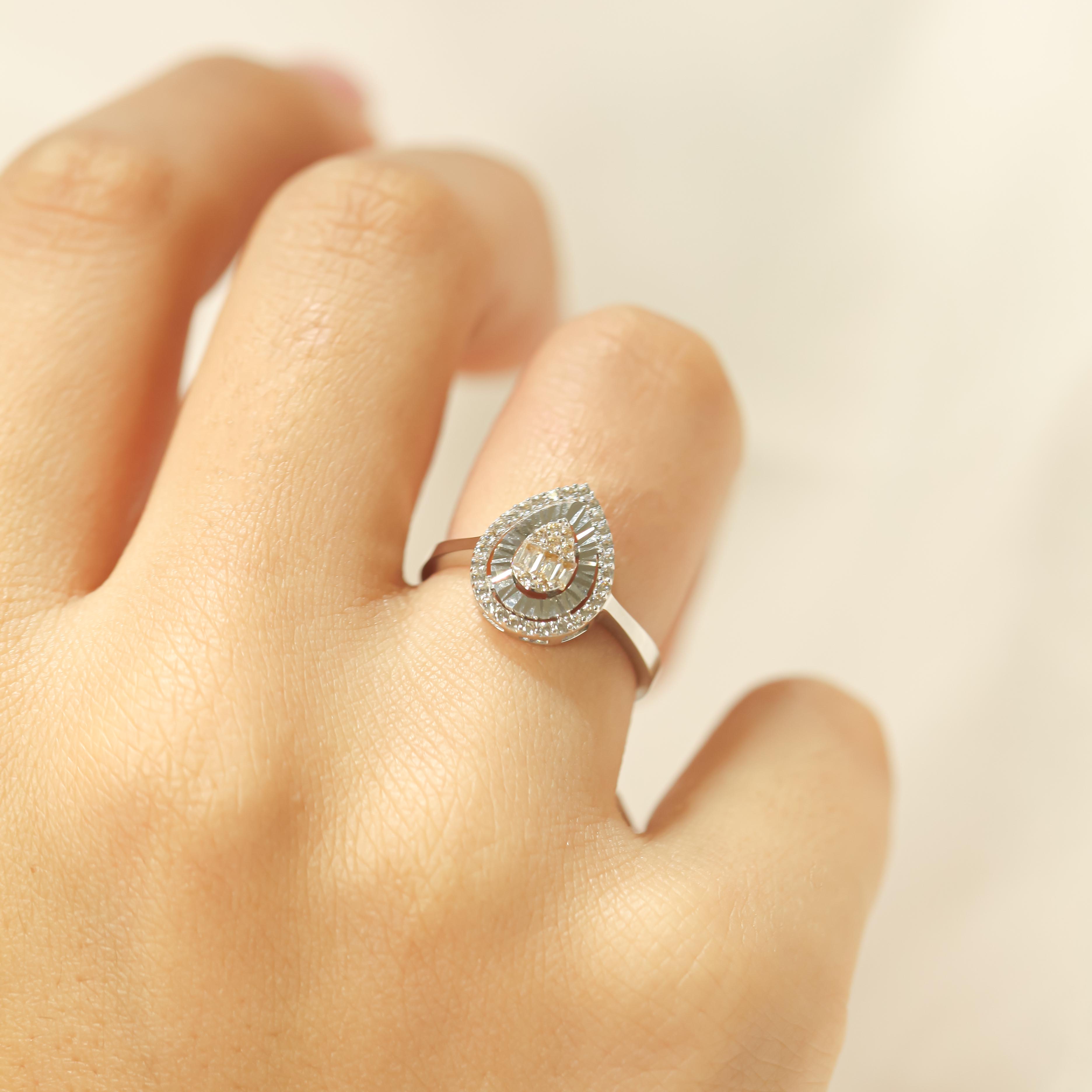 14 Ayar Baget Yüzük