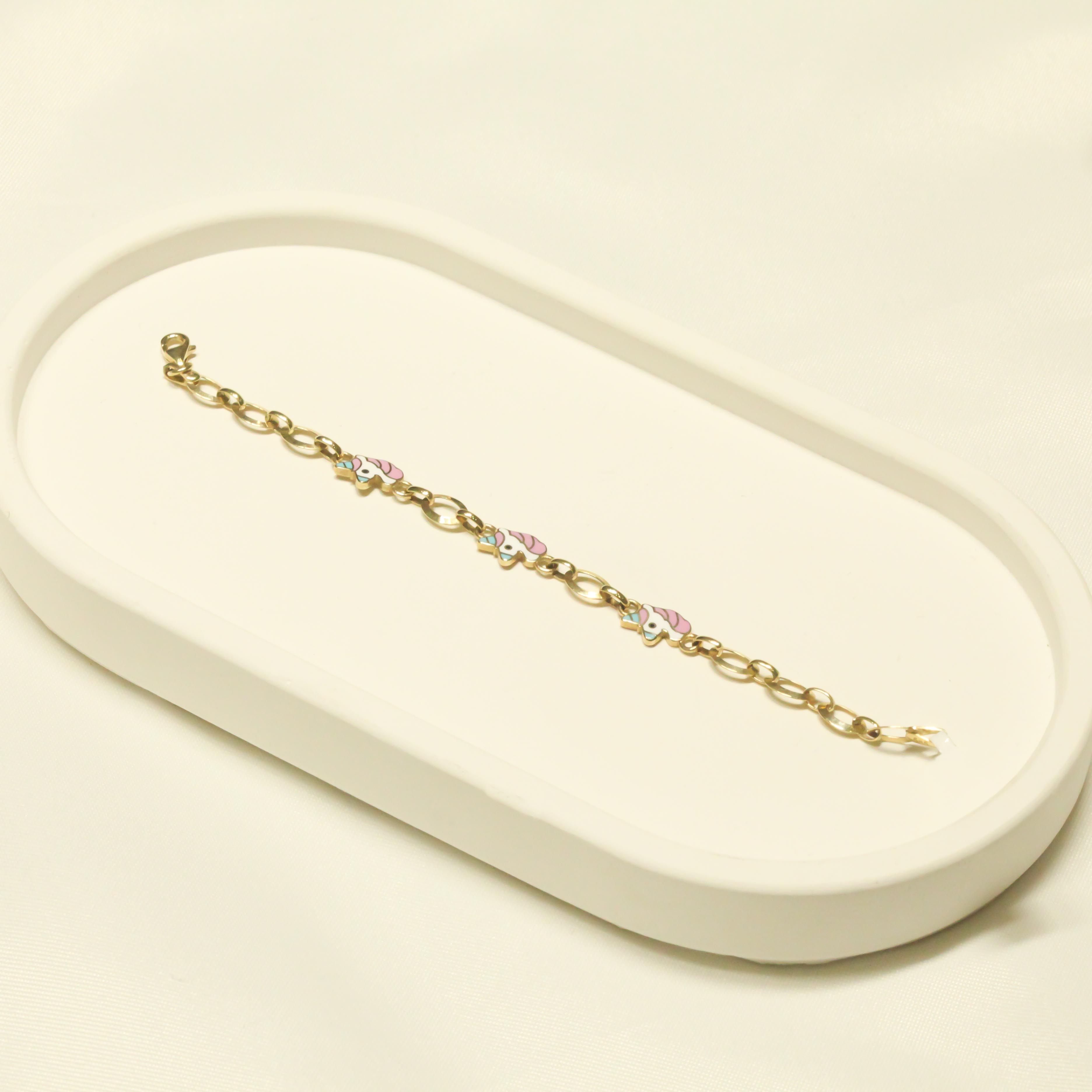 14 AYAR TEK BOYNUZLU AT ÇOCUK BİLEKLİK