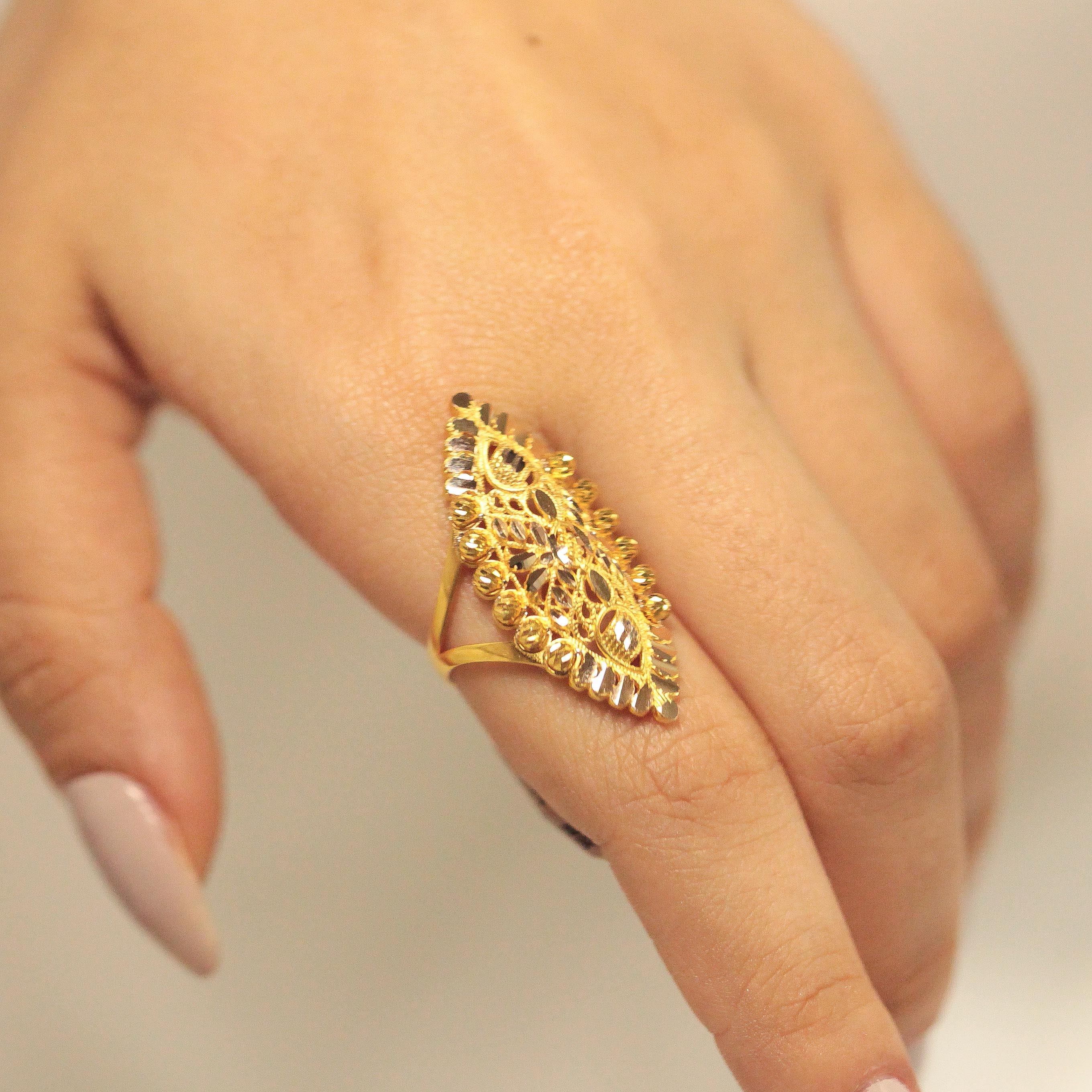 14 Ayar Hint Yüzük