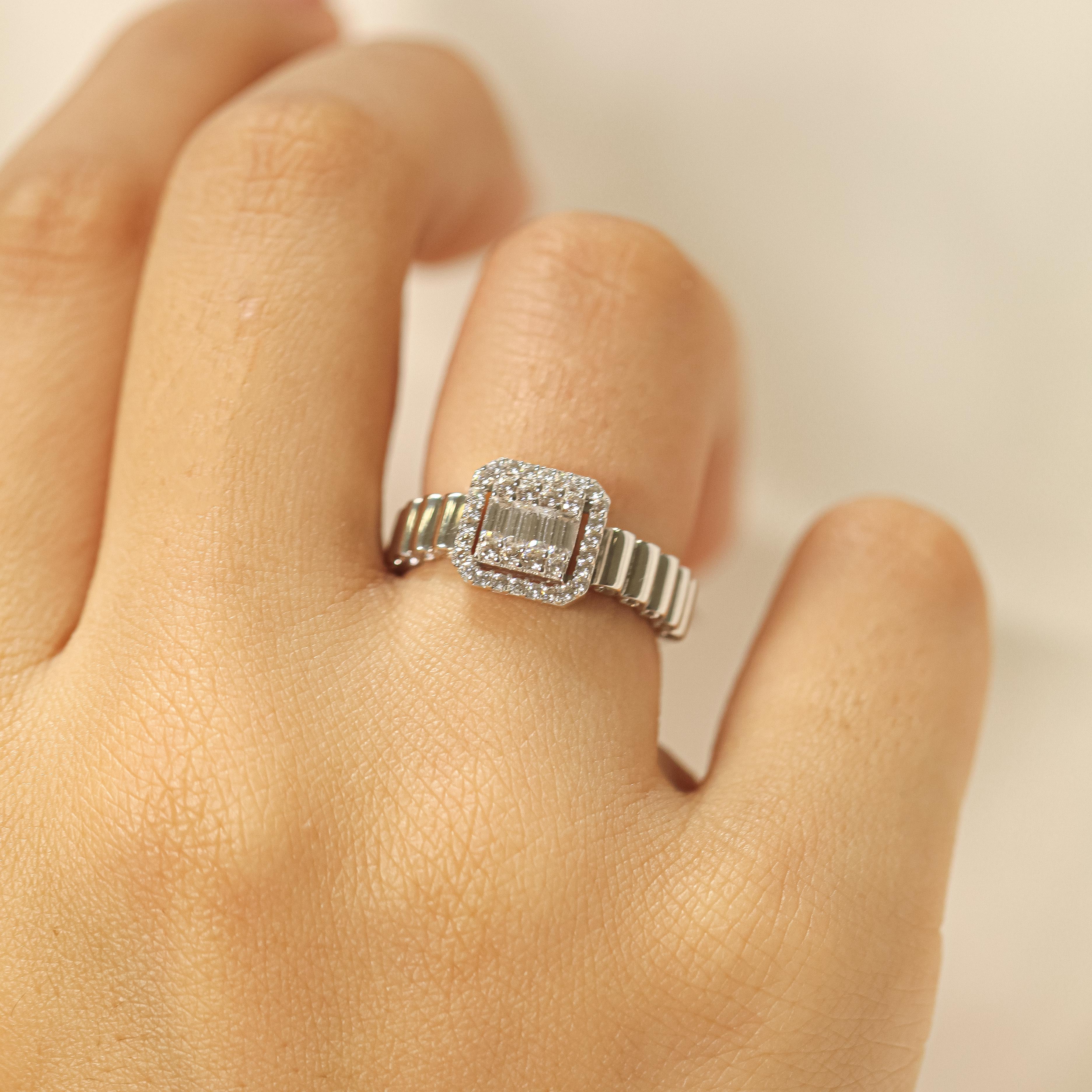 14 Ayar Baget Yüzük