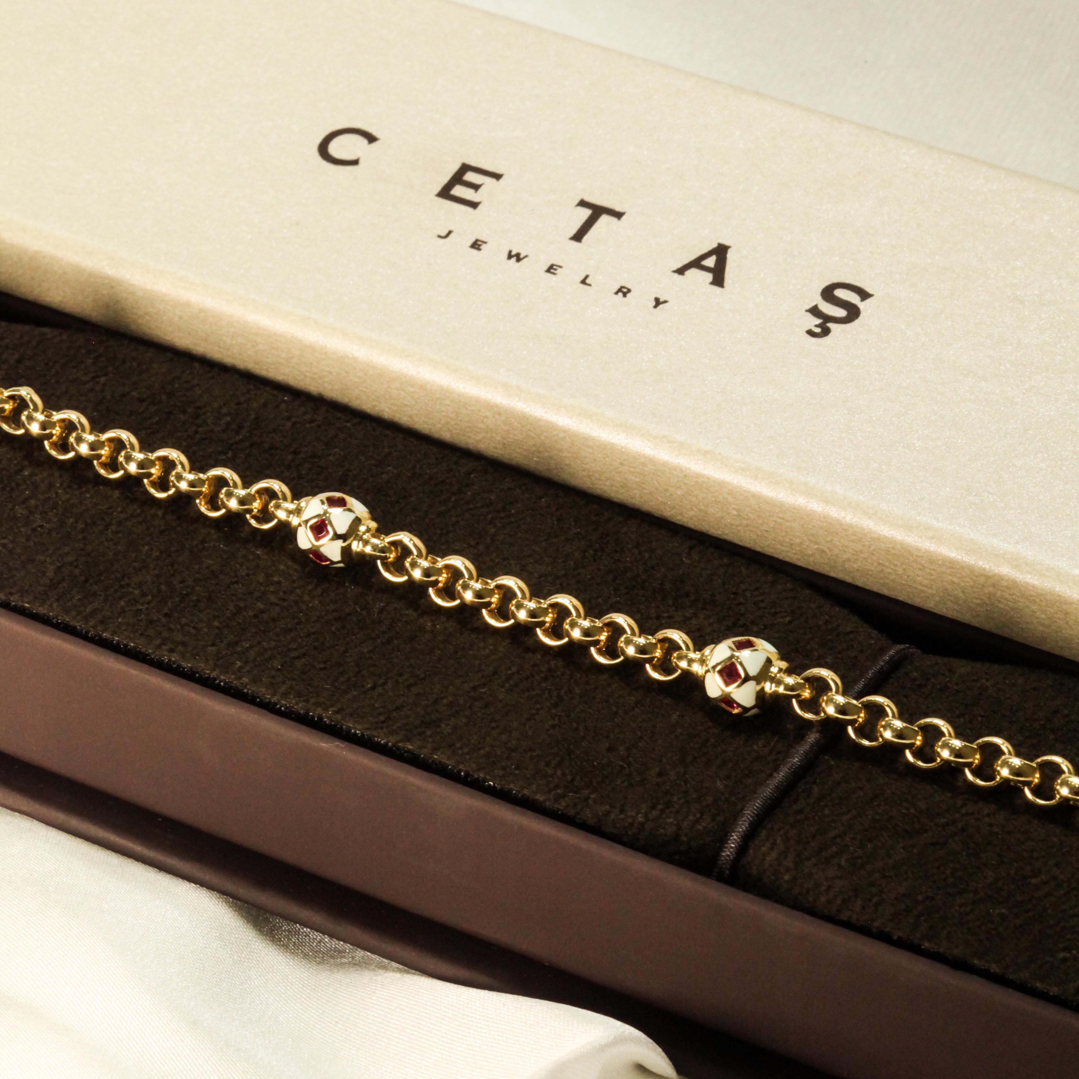 14 Ayar Cetaş Eterna Koleksiyonu Bileklik