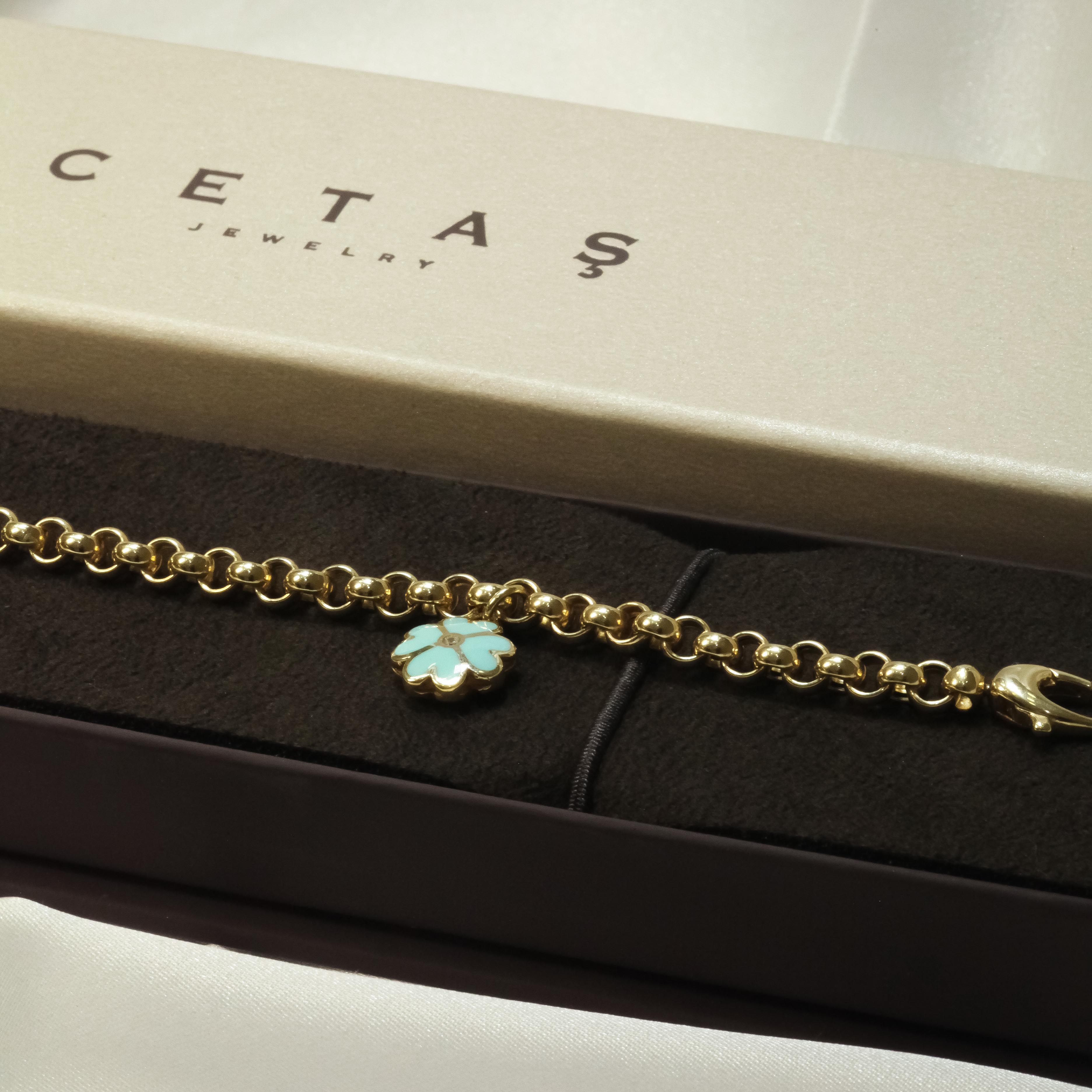 14 Ayar Cetaş Eterna Koleksiyonu Bileklik