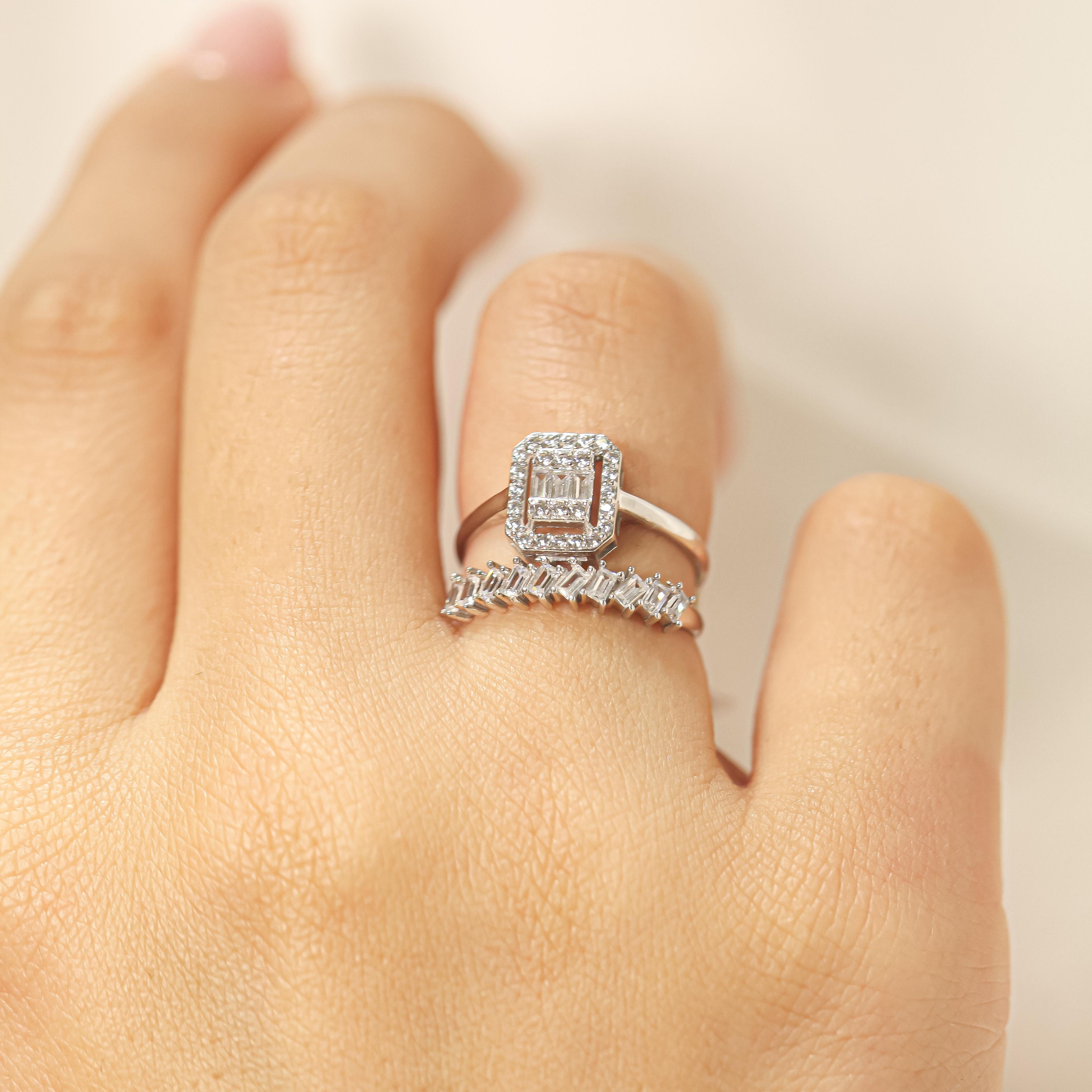 14 Ayar Baget Yüzük