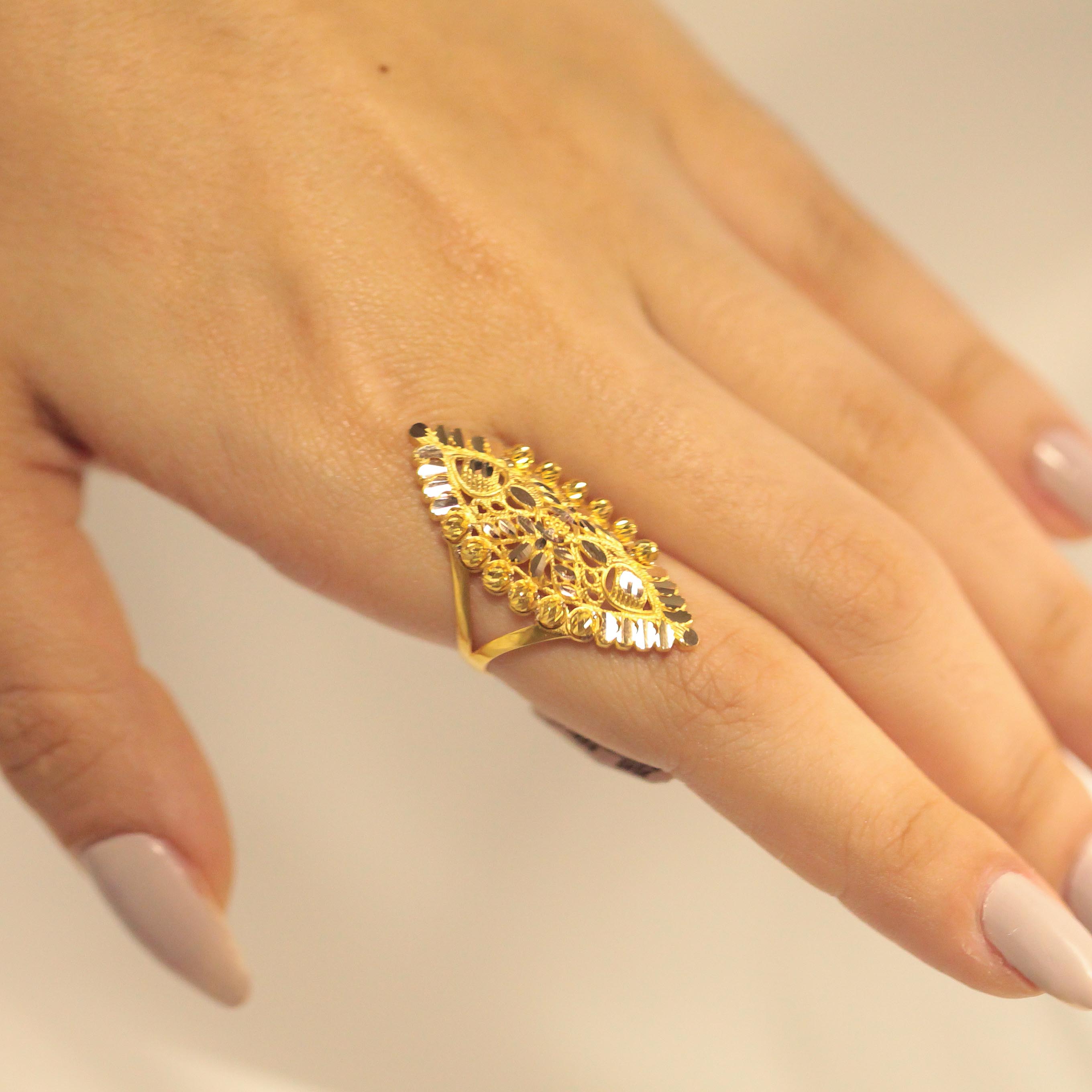 14 Ayar Hint Yüzük