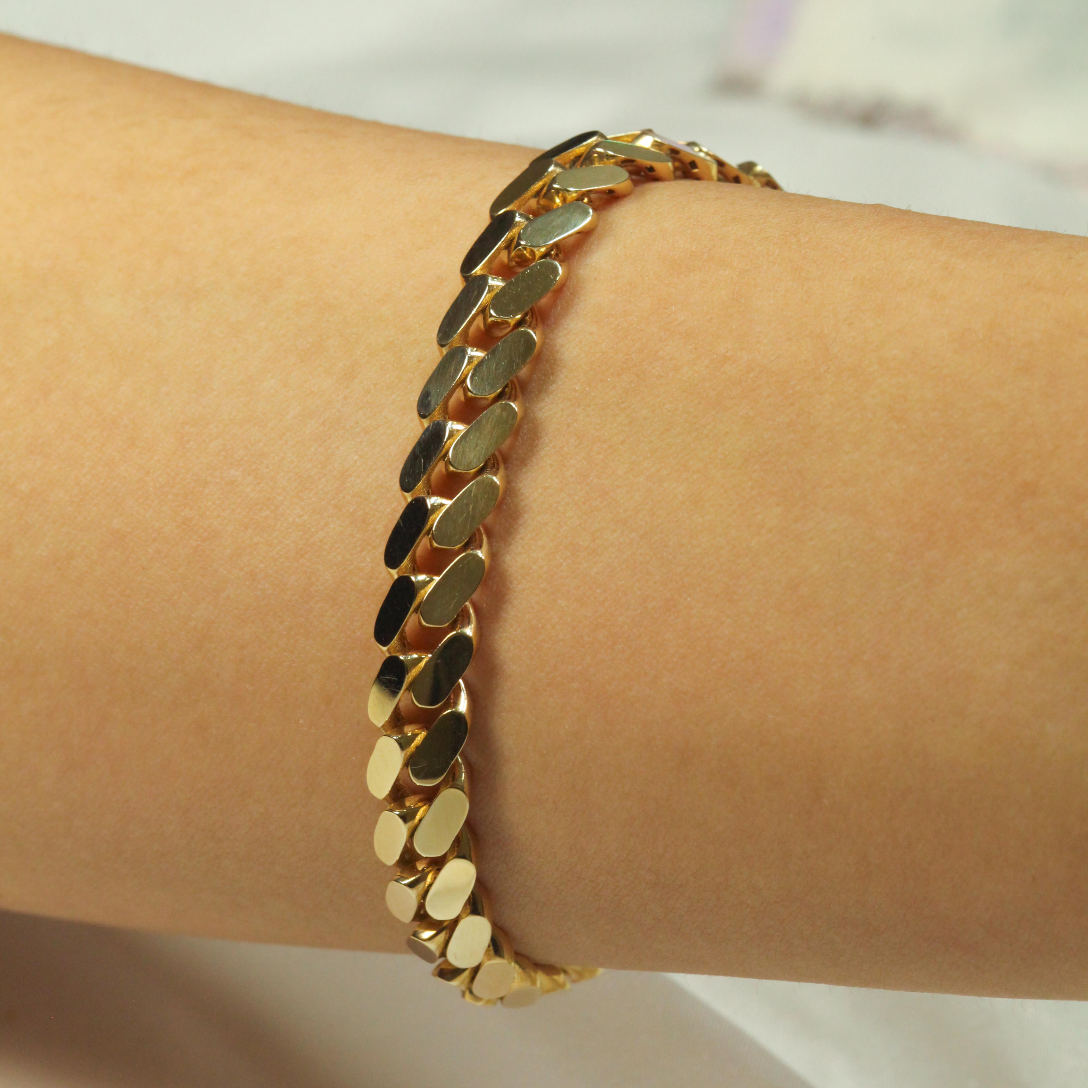 14 Ayar Taşlı Gurmet Bileklik