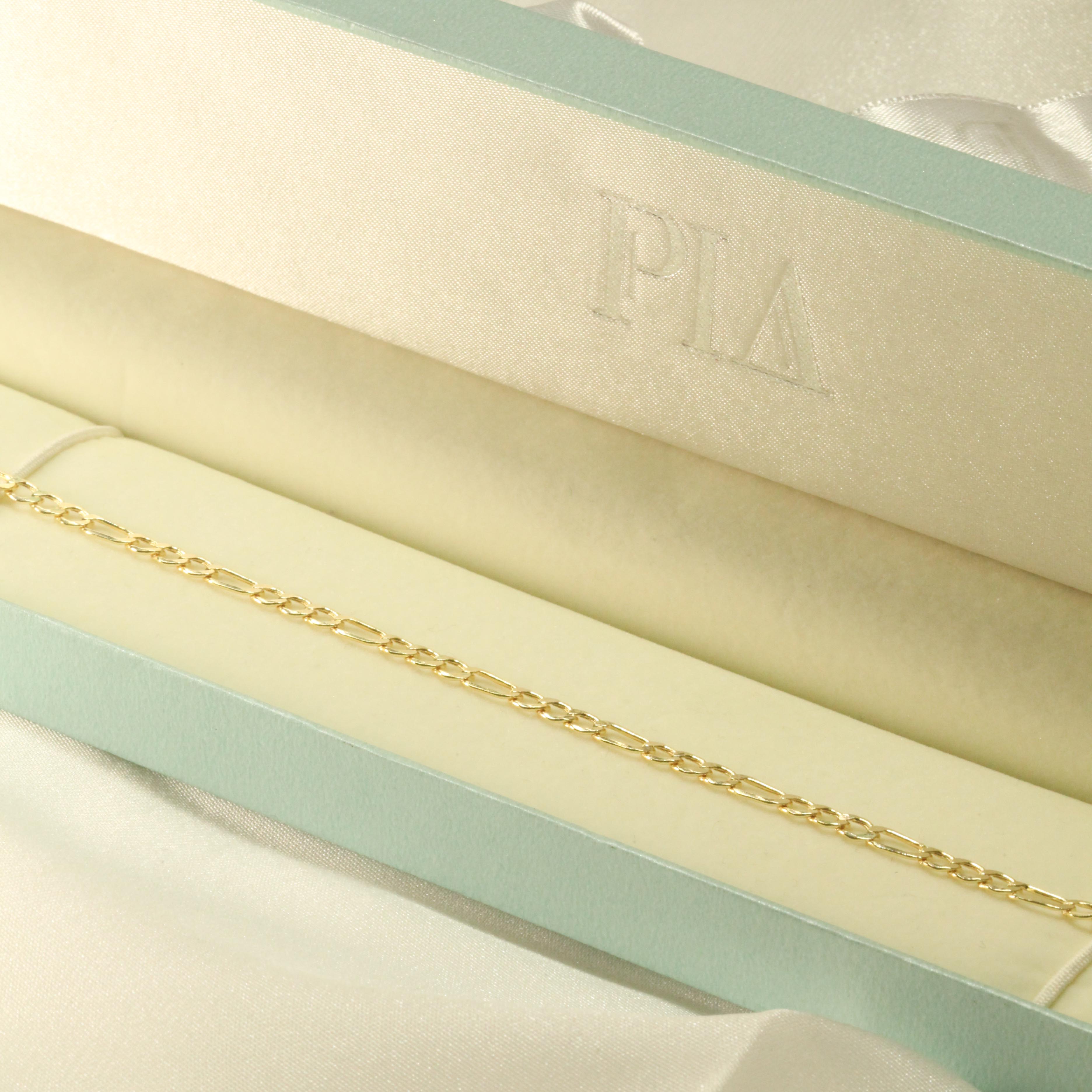 14 AYAR FİGARO MODEL UNİSEX BİLEKLİK