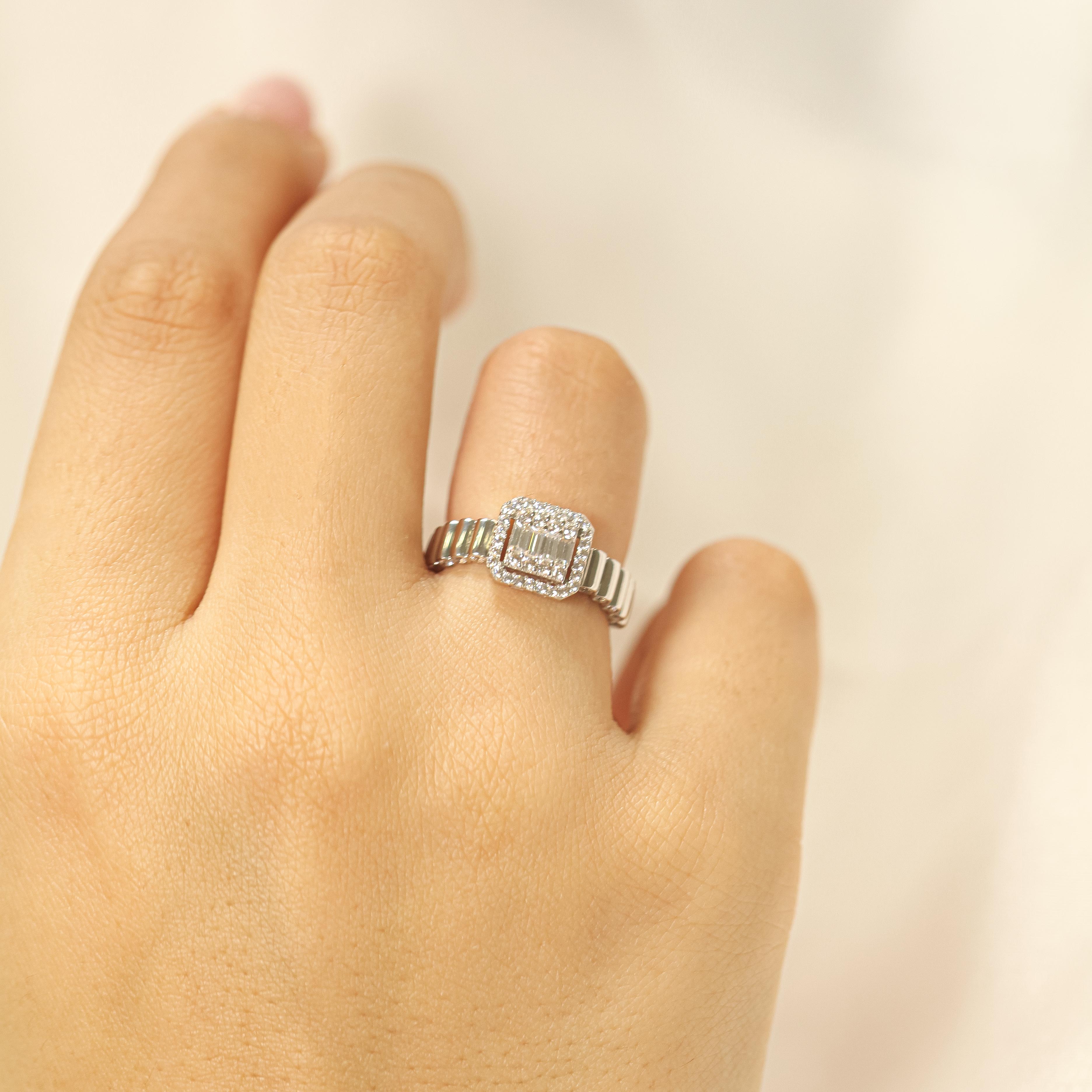 14 Ayar Baget Yüzük