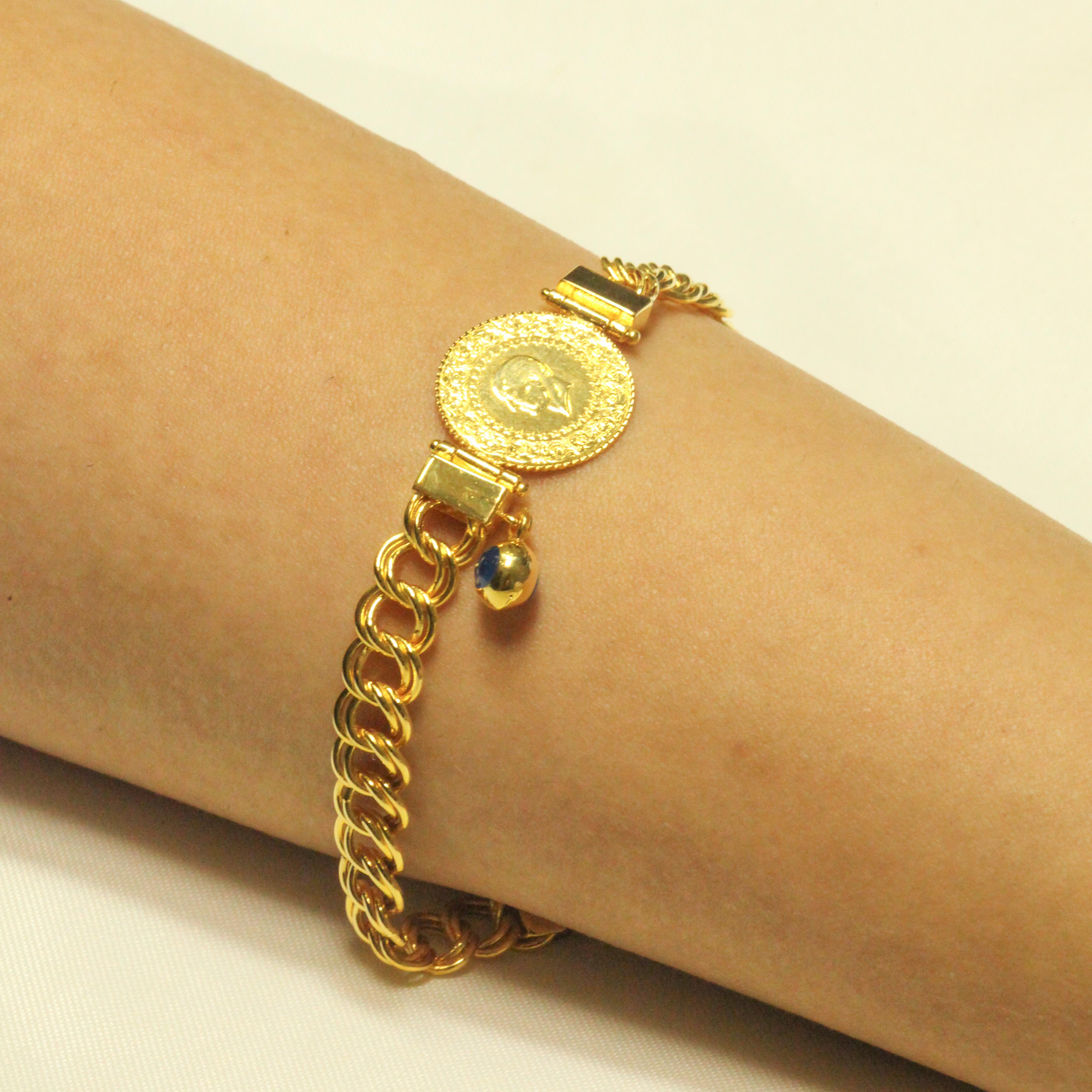 KENARLARI SAMANYOLU ÇEYREKLİ BİLEKLİK