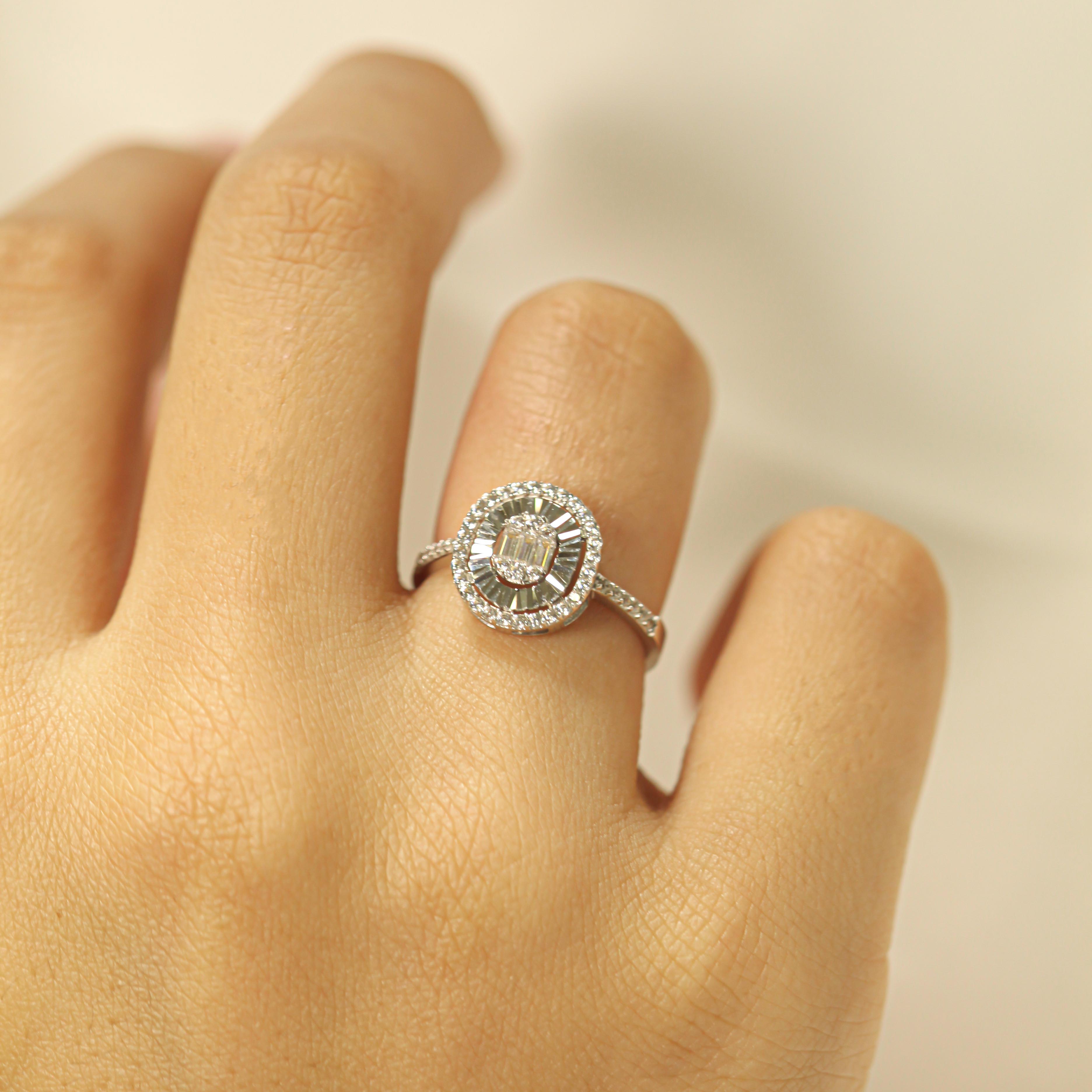 14 Ayar Baget Yüzük