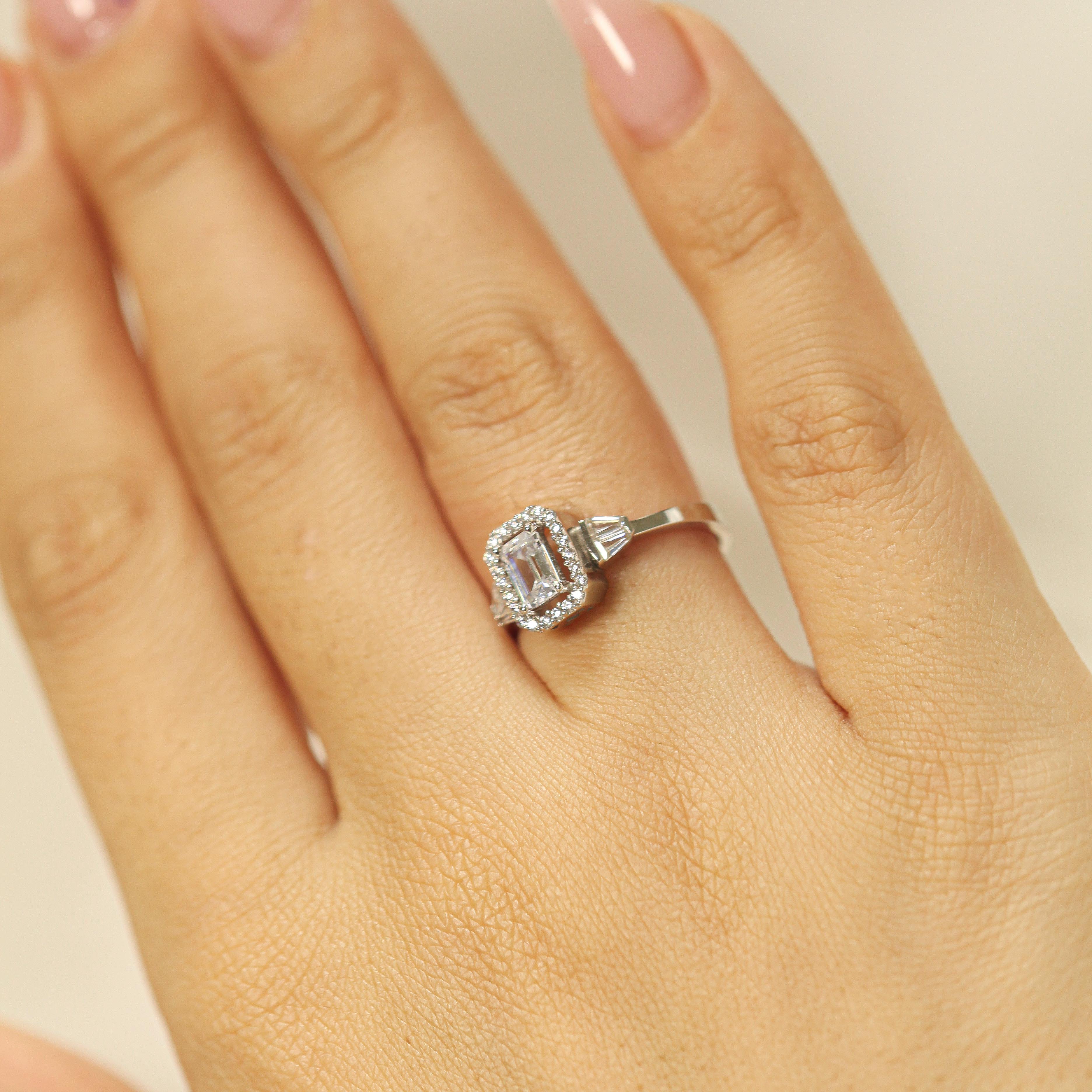 14 Ayar Baget Yüzük