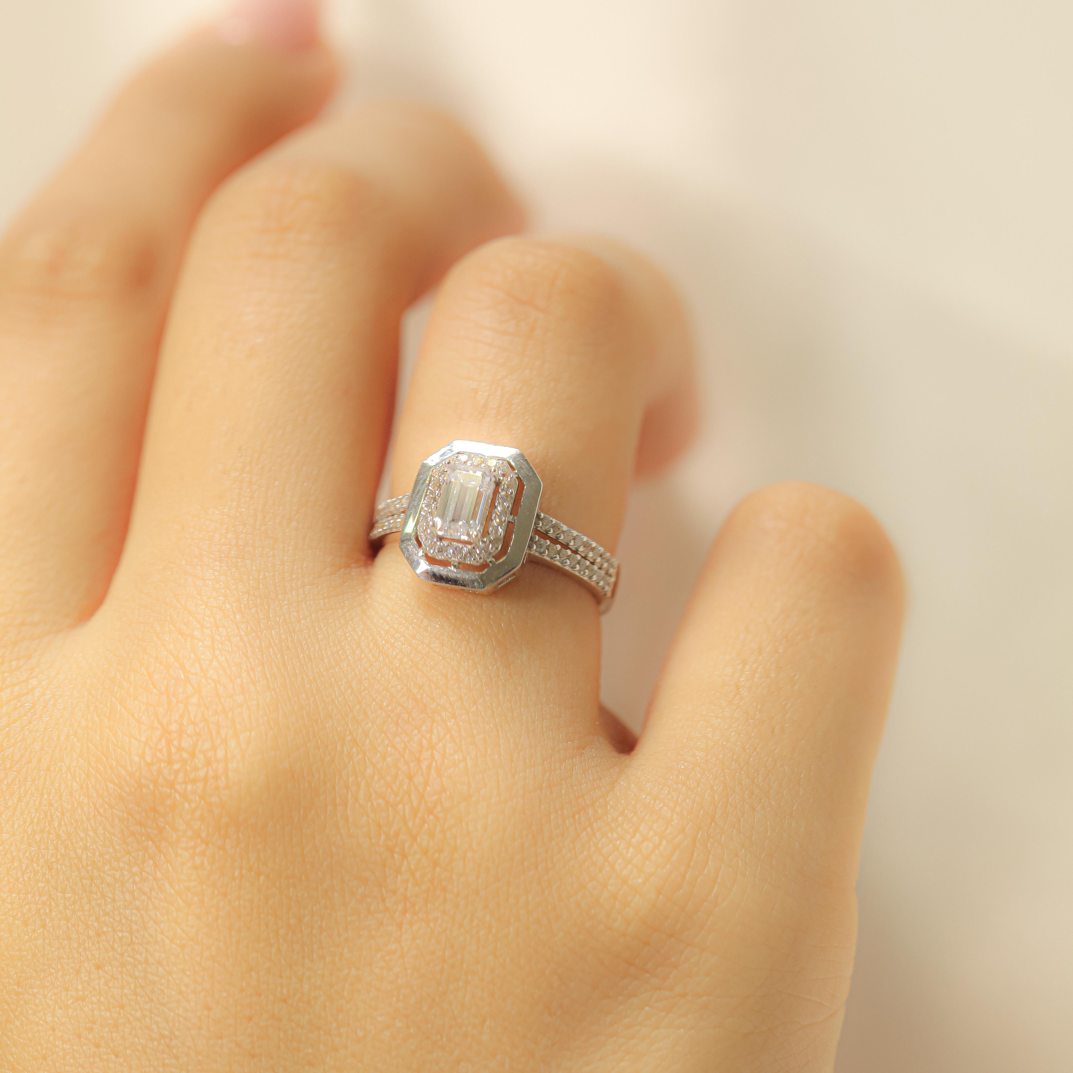 14 Ayar Baget Yüzük