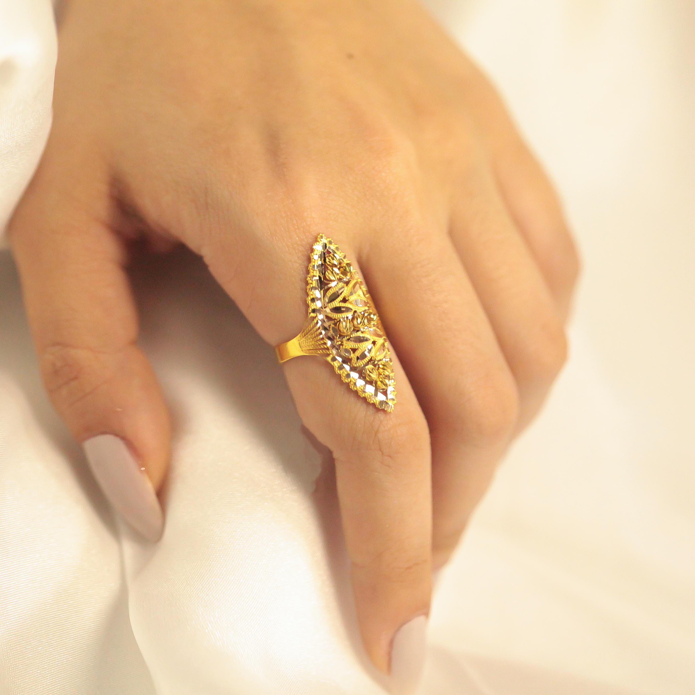 14 Ayar Hint Yüzük