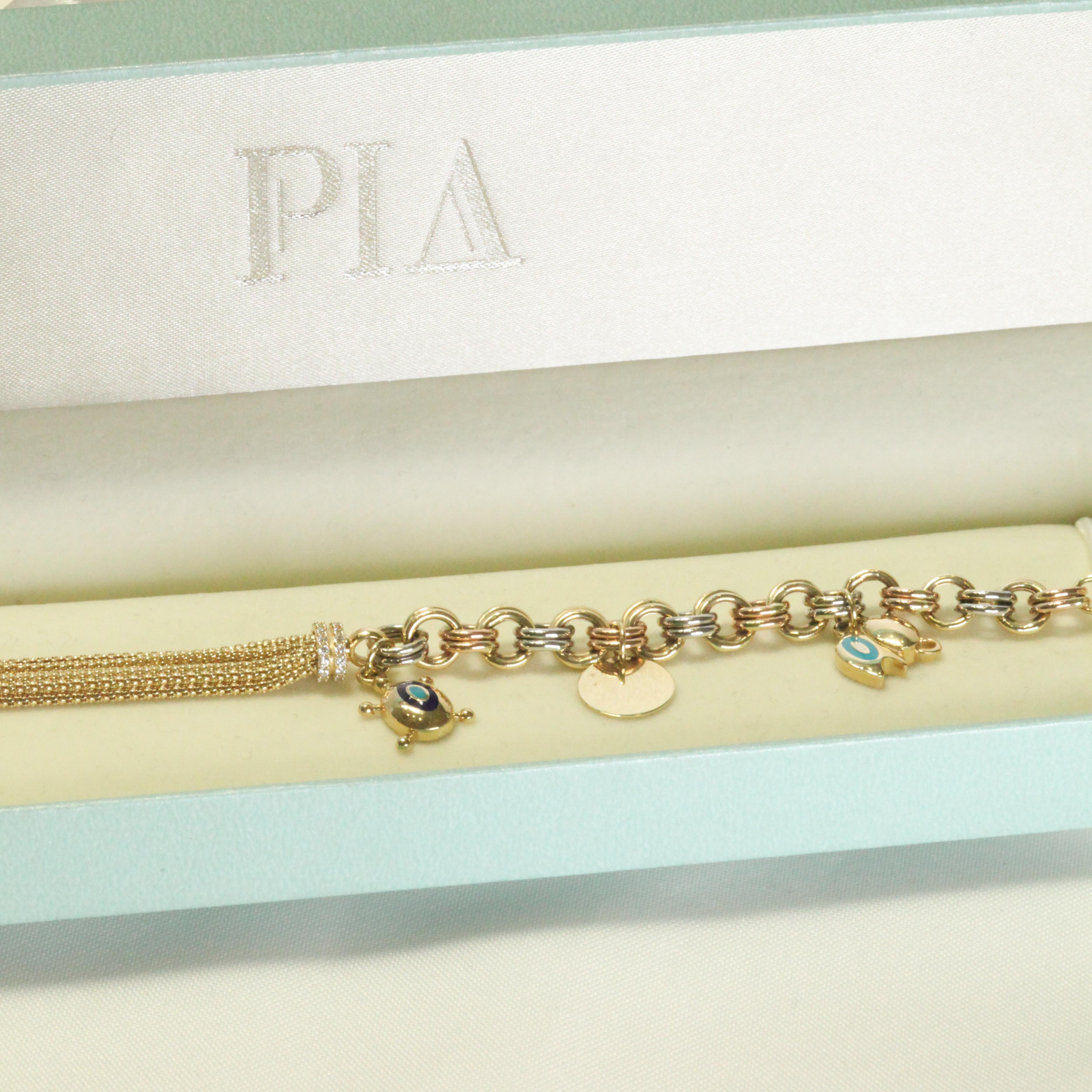 14 AYAR TASARIM DUO CHARMLI BİLEKLİK