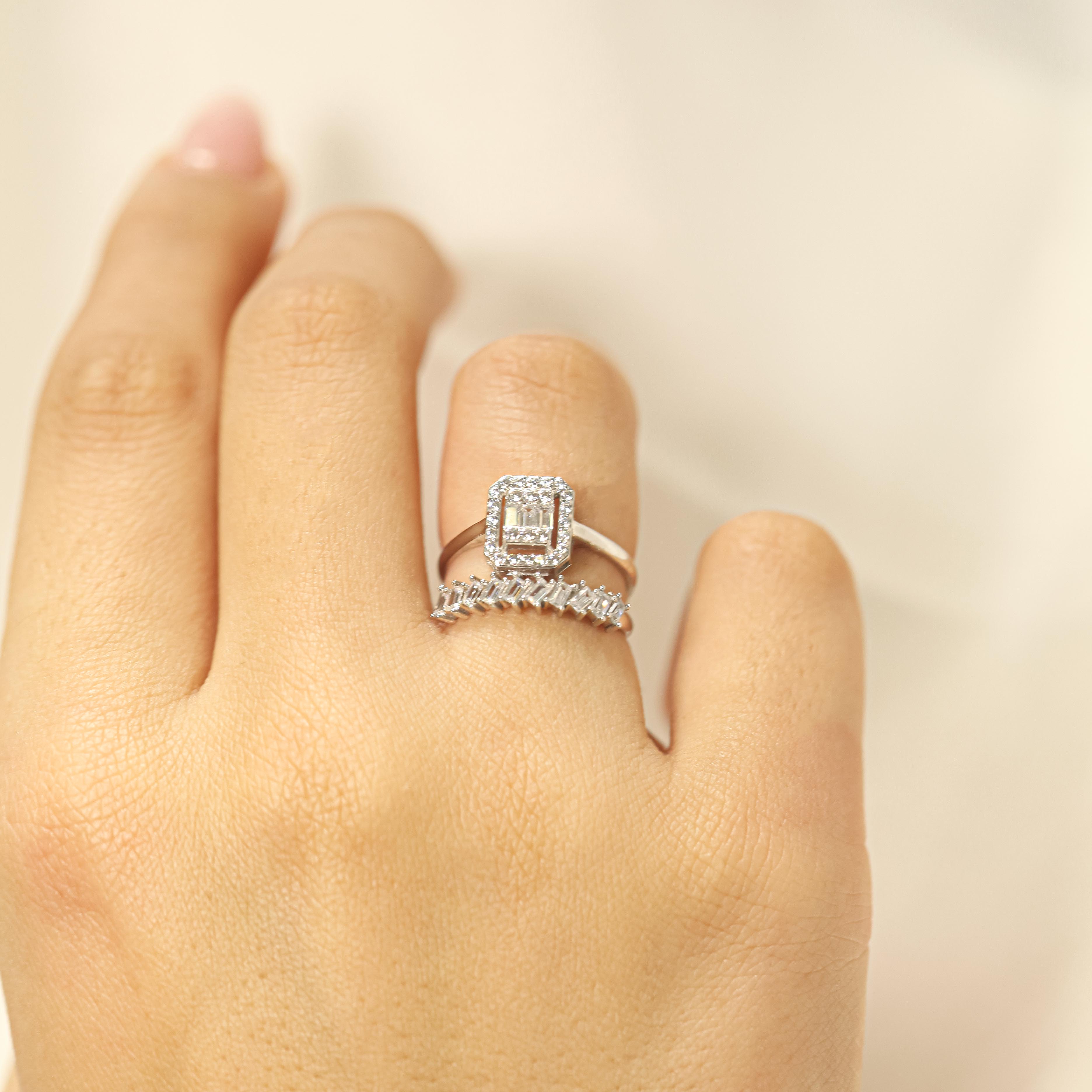 14 Ayar Baget Yüzük