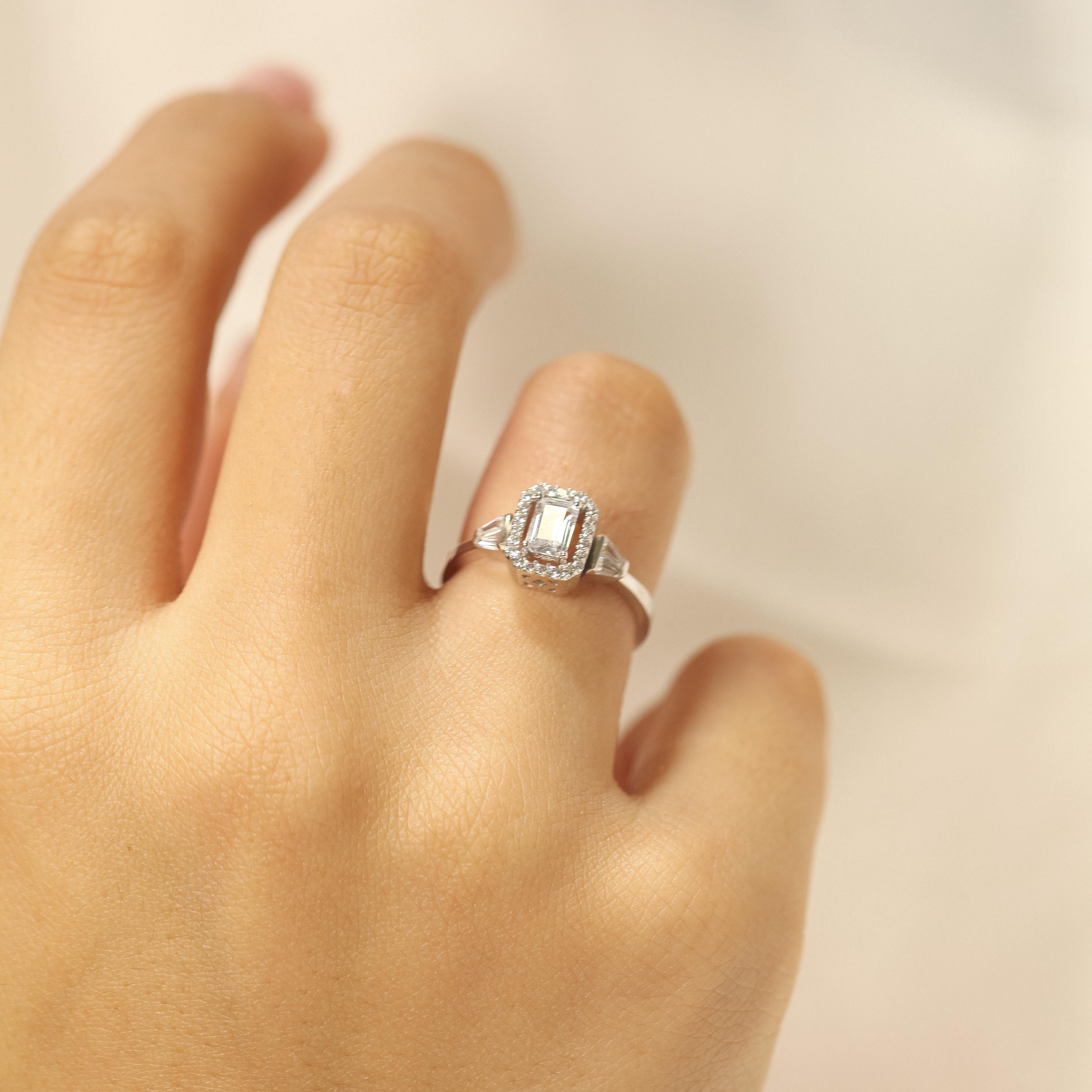 14 Ayar Baget Yüzük