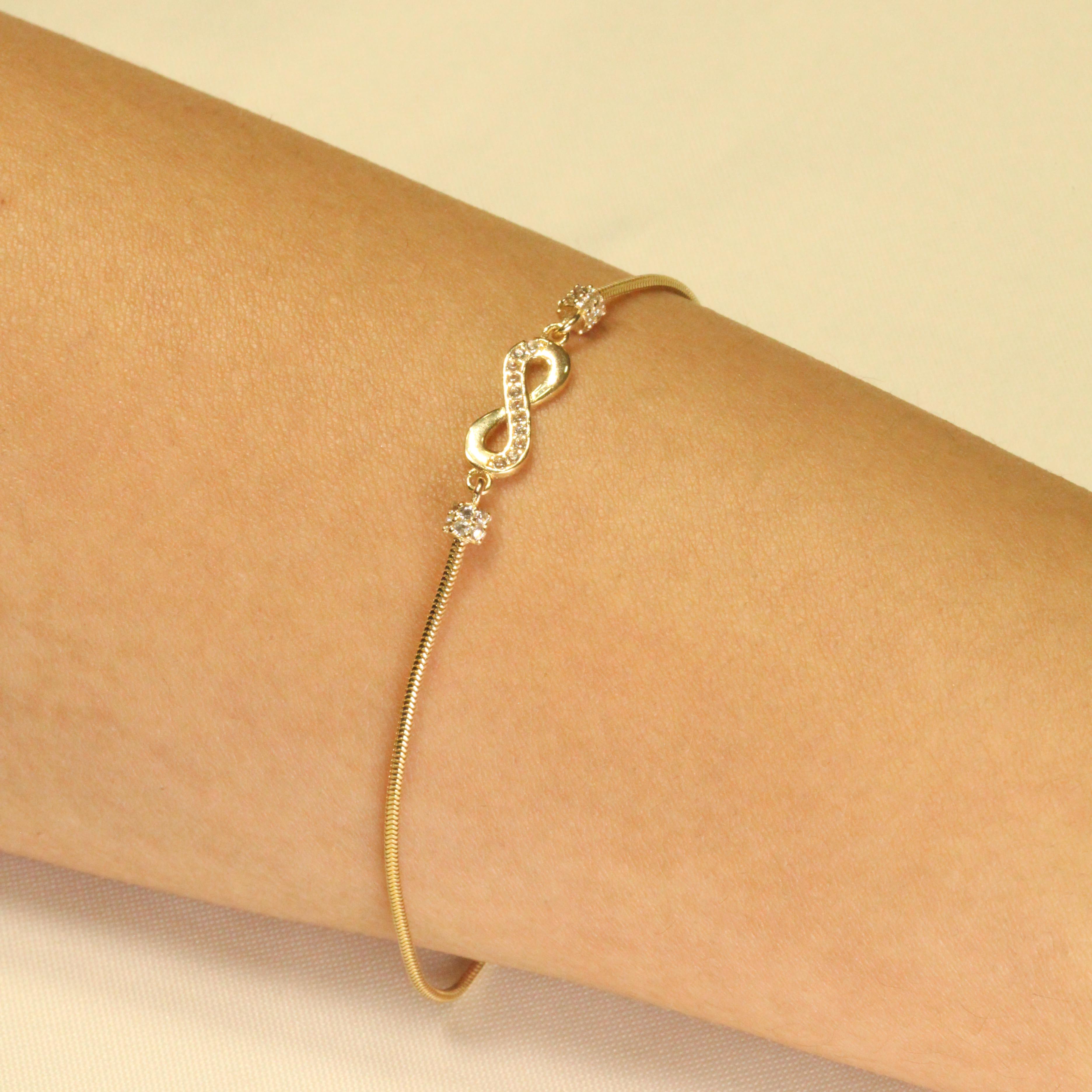 14 AYAR SONSUZLUK SEMBOLÜ BİLEKLİK