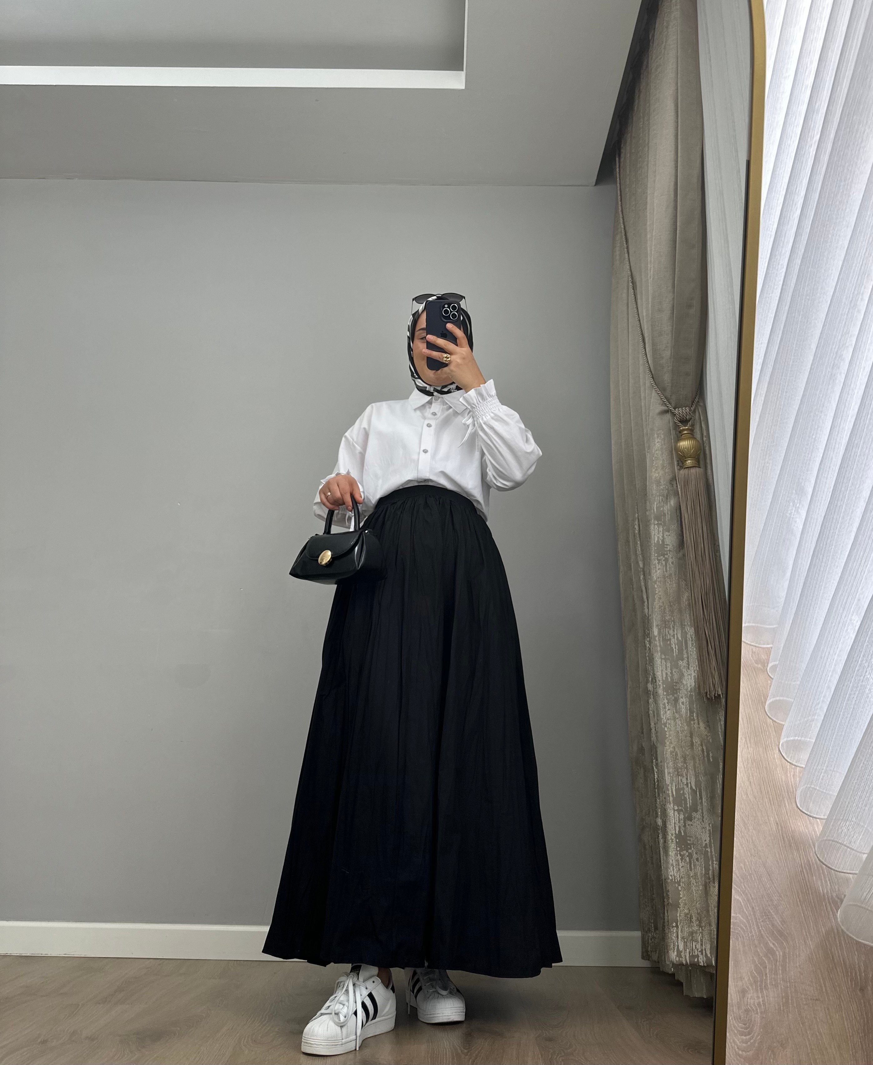  KADIN BELİ LASTİKLİ MAXİ BOY KRAŞ ETEK 