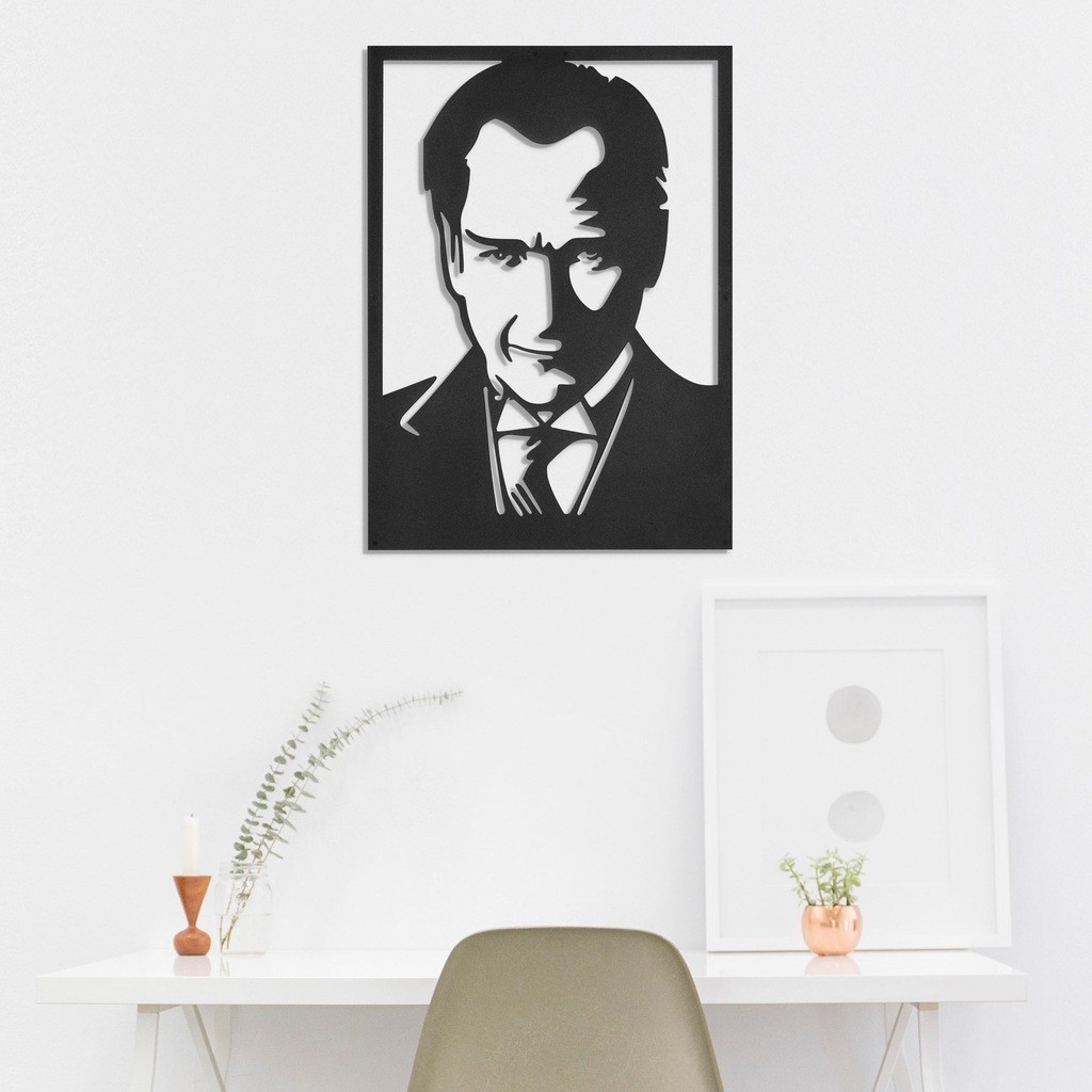 Atatürk Portre Metal Tablo
