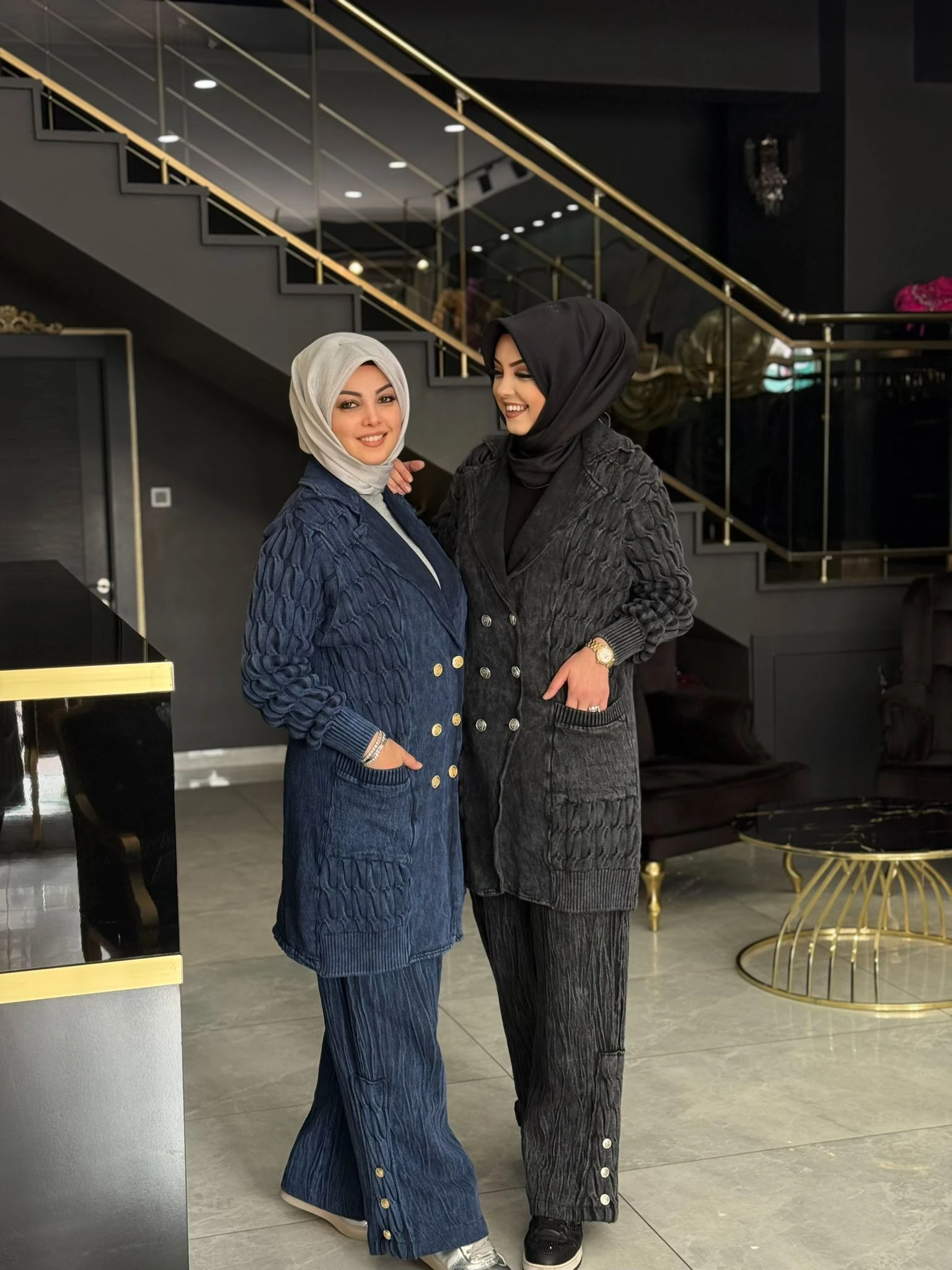 İthal pantolonlu takım