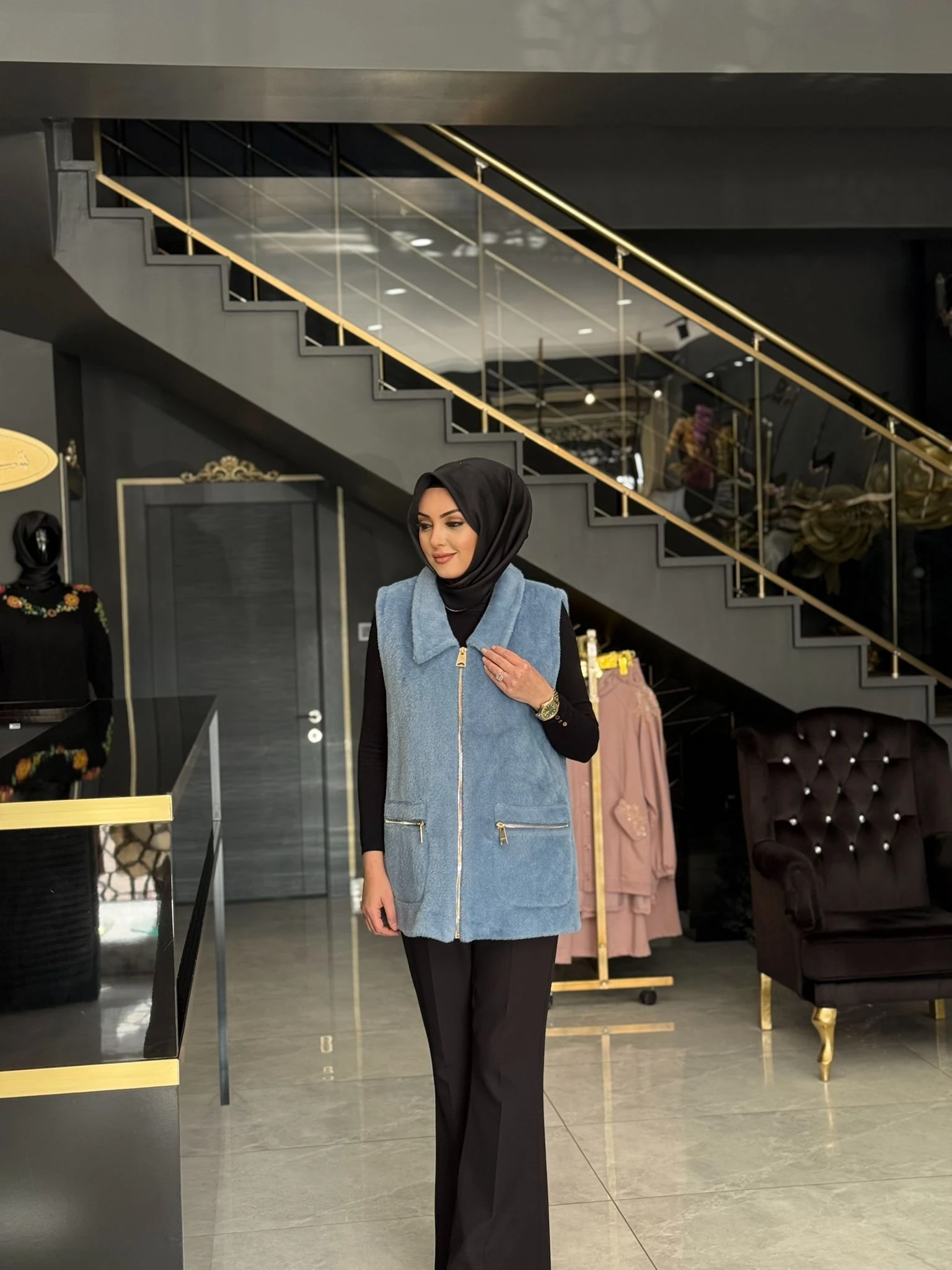 Etrucci Angora Yelek