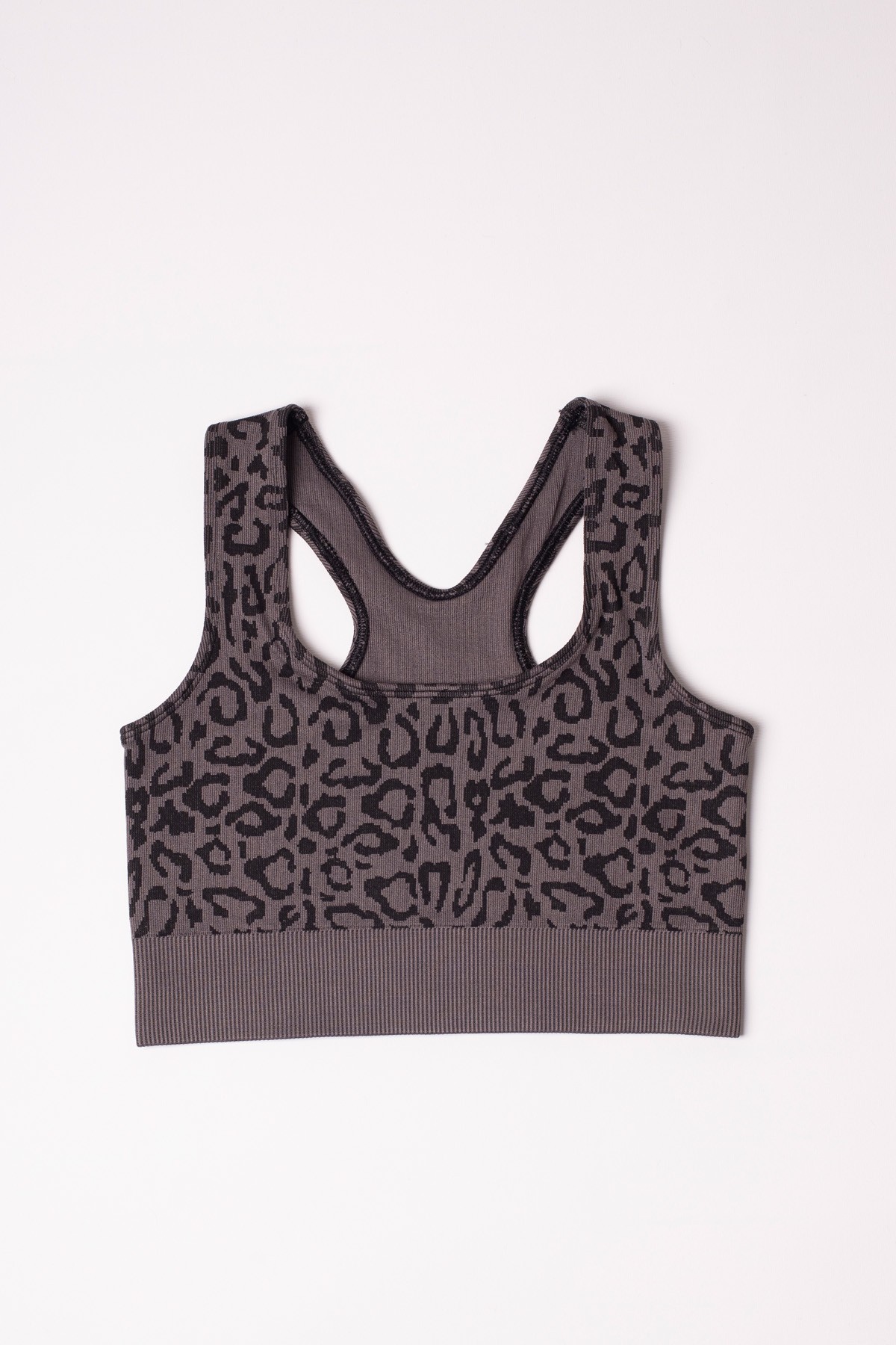 Seamless Leopar Desen Spor Takım