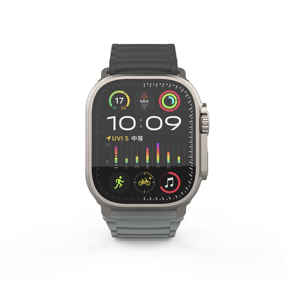 Watch Ultra 49mm KRD-122 Silikon Kordon Strap Kayış
