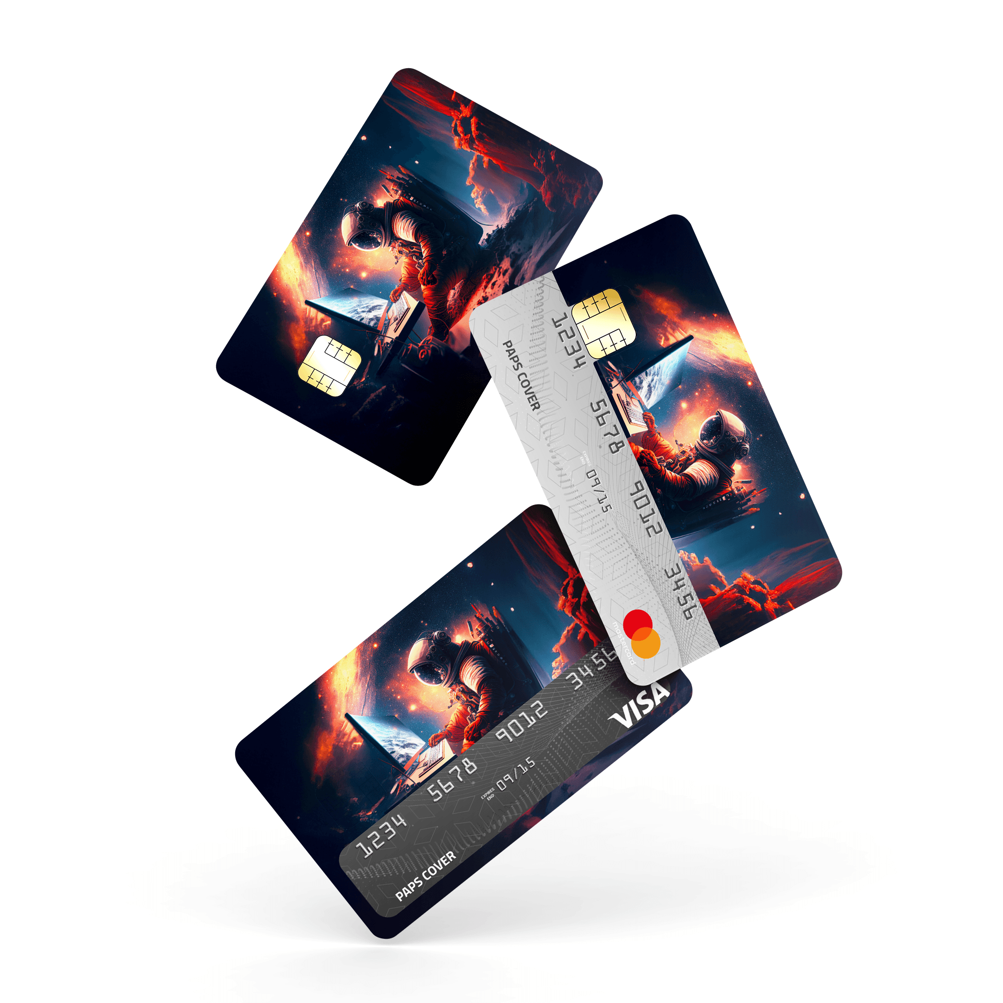 Kredi Kartı Kaplama / Sticker - Marslı Astronot