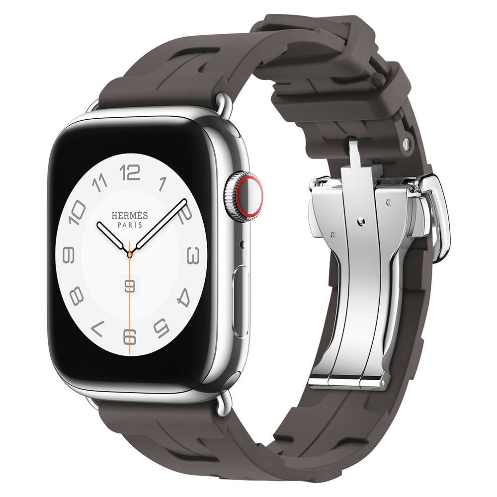 Watch 44mm Spor Görünümlü KRD-94 Silikon Kordon