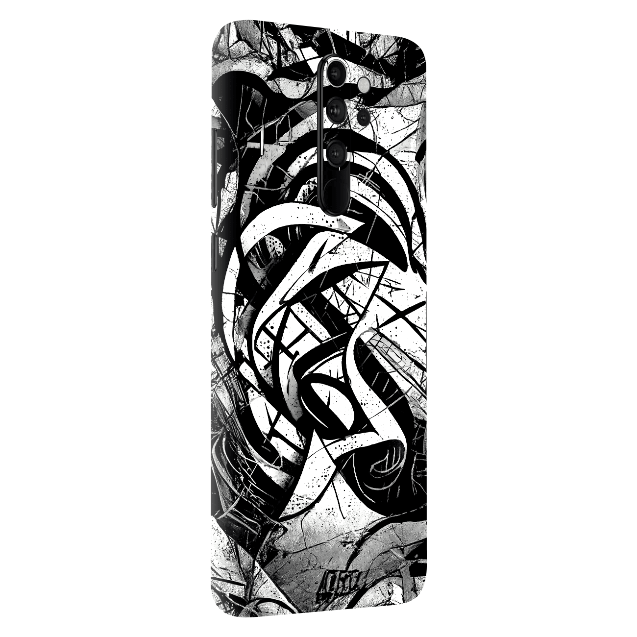 Xiaomi Redmi Note 8 Pro Kaplama Monochrome Grafiti