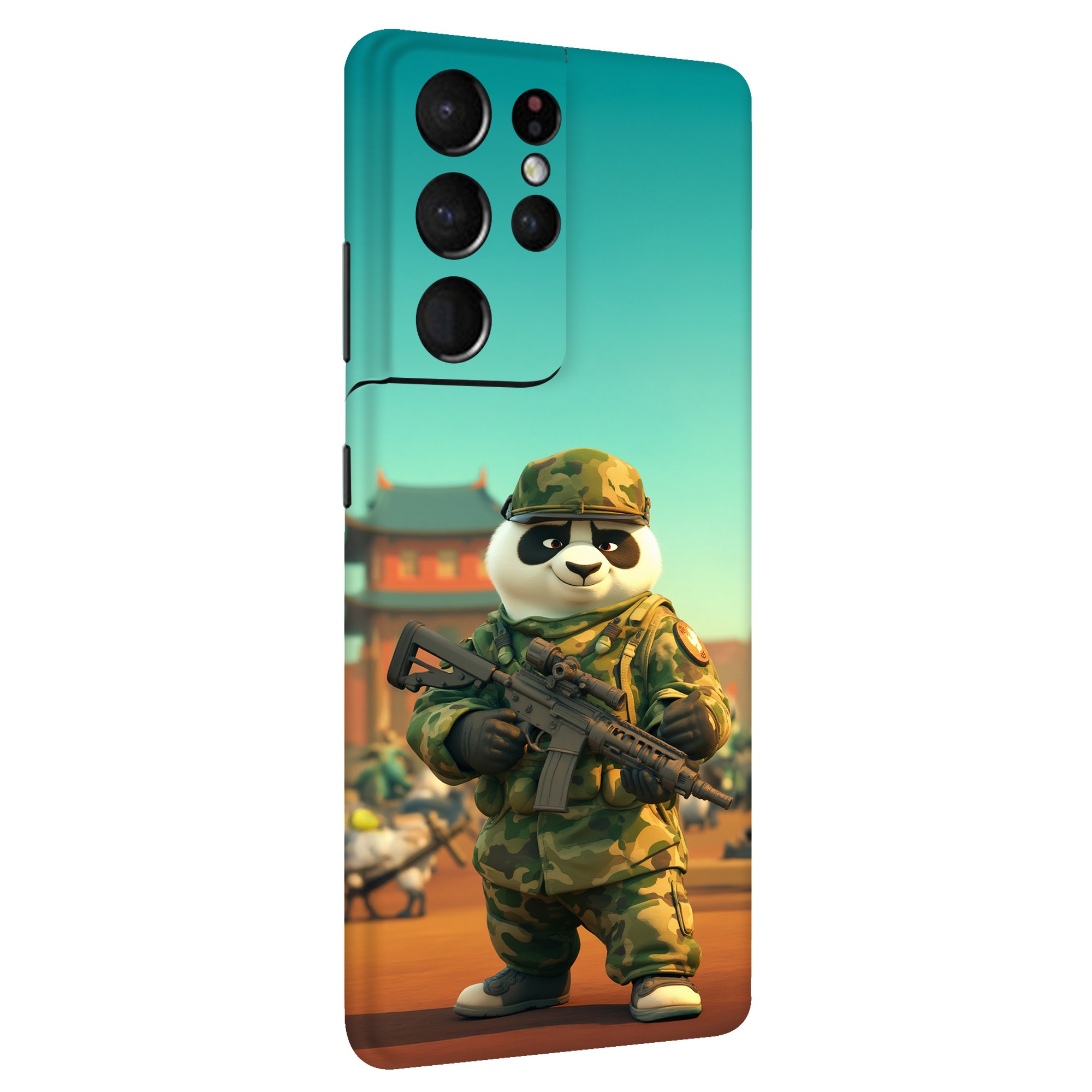 Samsung S21 Ultra Kaplama Komutan Panda