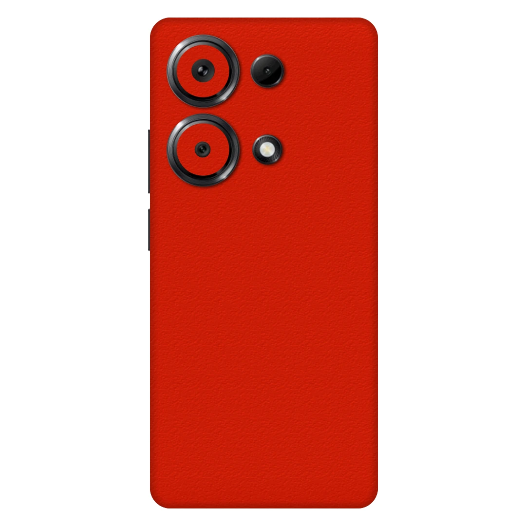 Poco M6 Pro Kaplama Dokulu Kırmızı