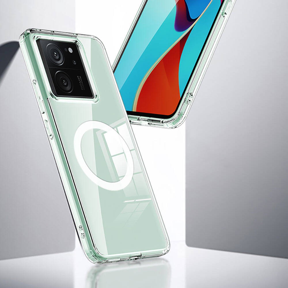 Xiaomi Mi 13T Kılıf Sert PC Arka Yüzey Wireless Şarj