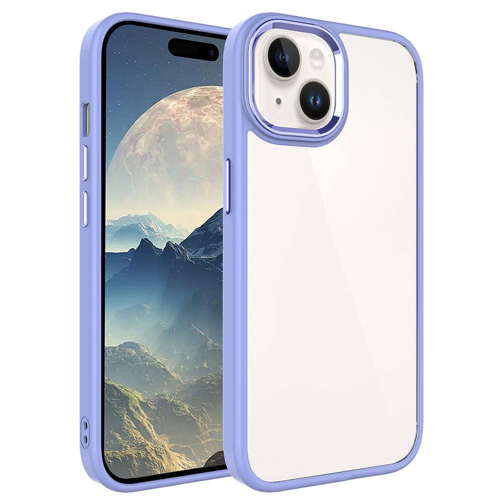 iPhone 15 Kılıf Krom