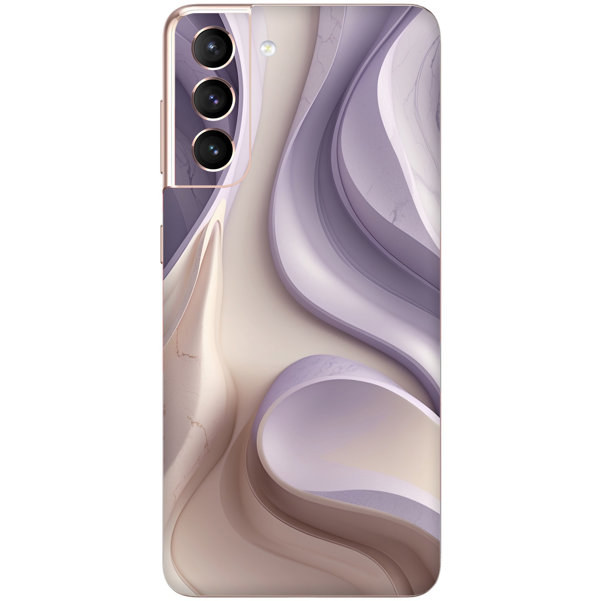 Samsung S21 Kaplama Lavanta Mermer
